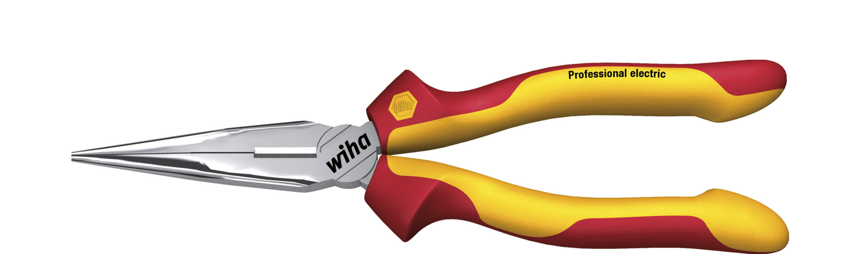 Wiha Flachrundzange Professional electric, in Blister, 200 mm