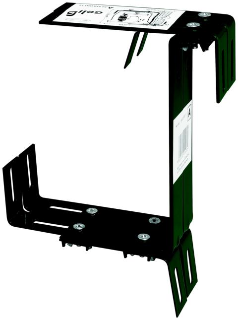 485253-3981800011-L BLUMENKASTENHALTER TYP A DUNKELGRÜN GELI