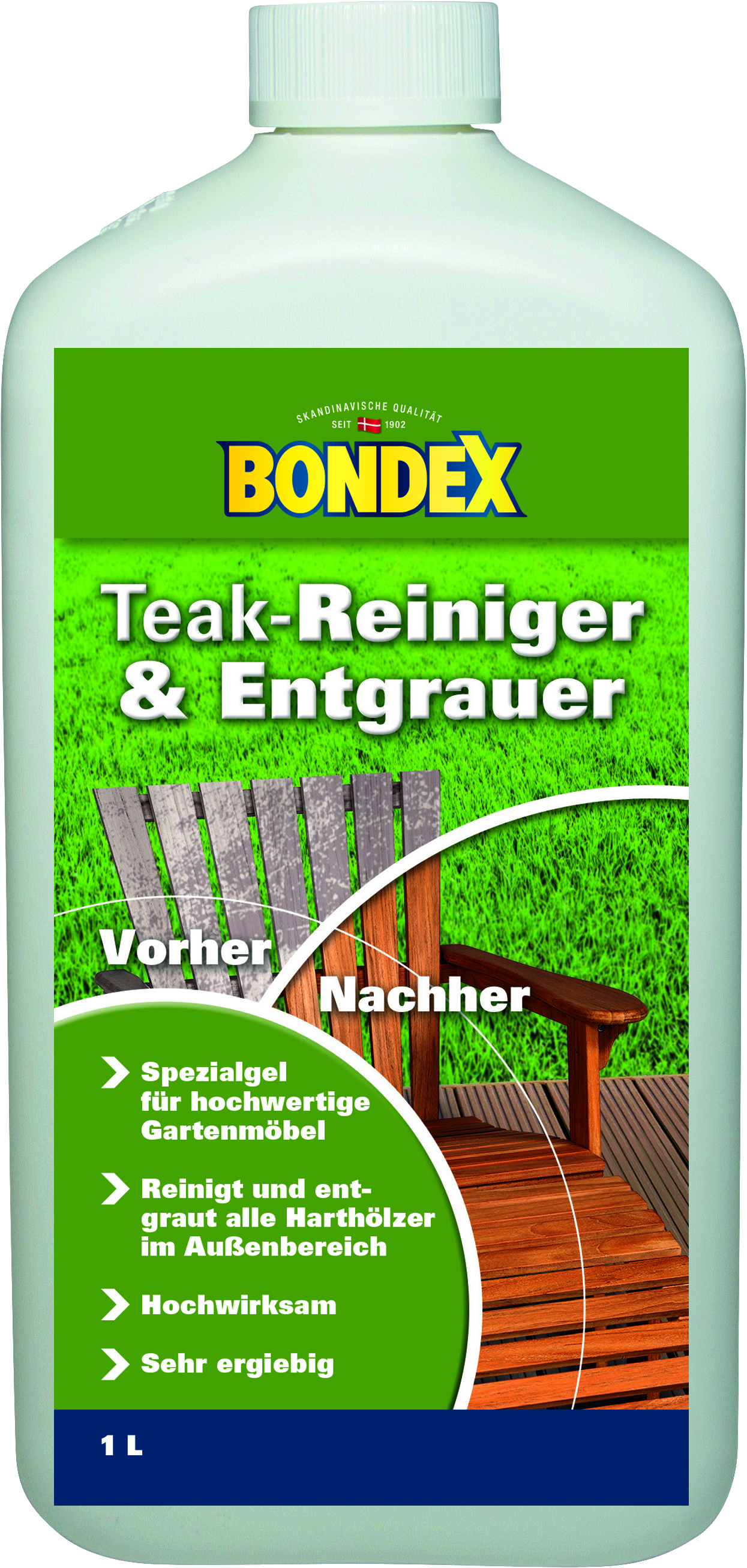Bondex Teak-Reiniger & Entgrauer, 1L