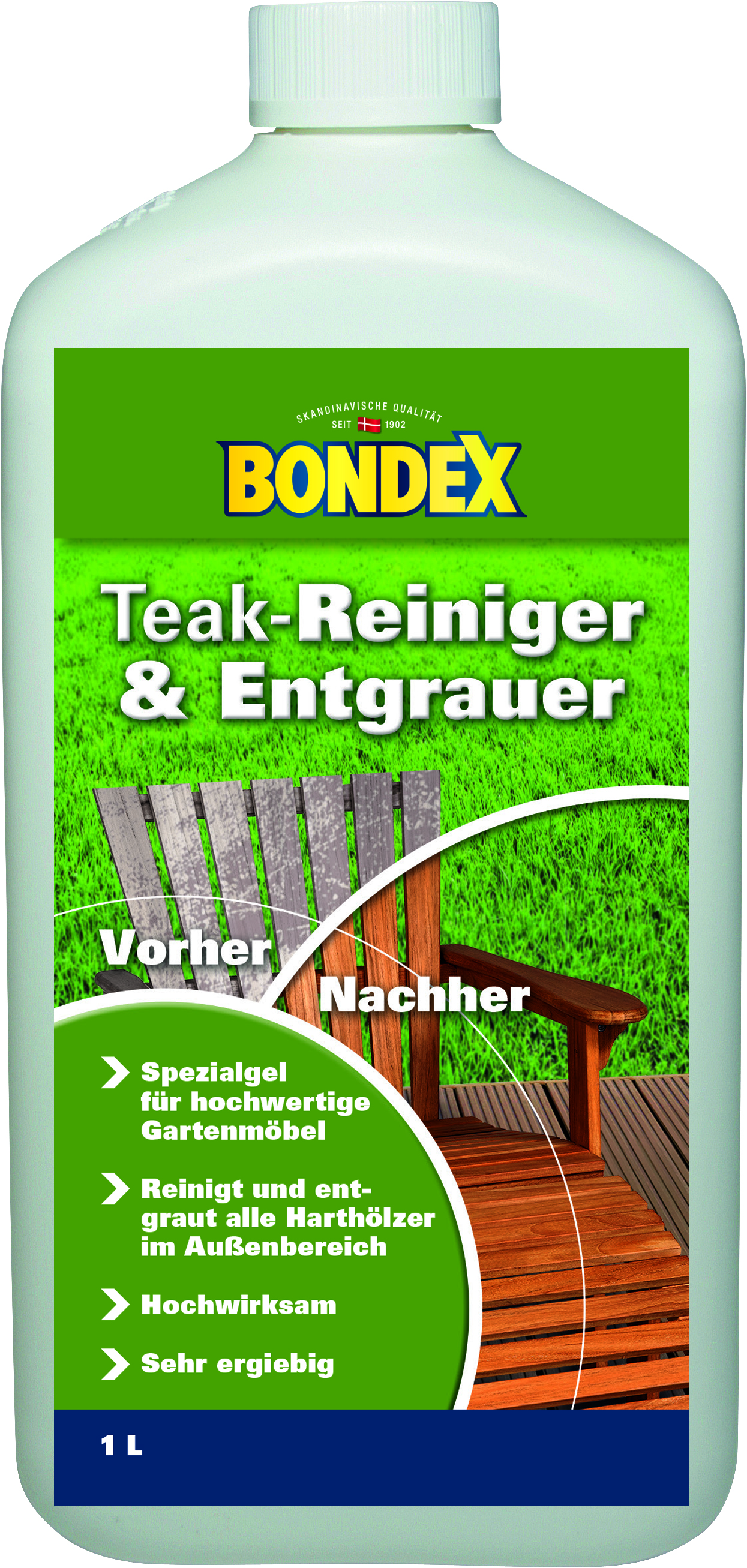 5702160107715 Bondex Teak-Reiniger & Entgrauer, 1L