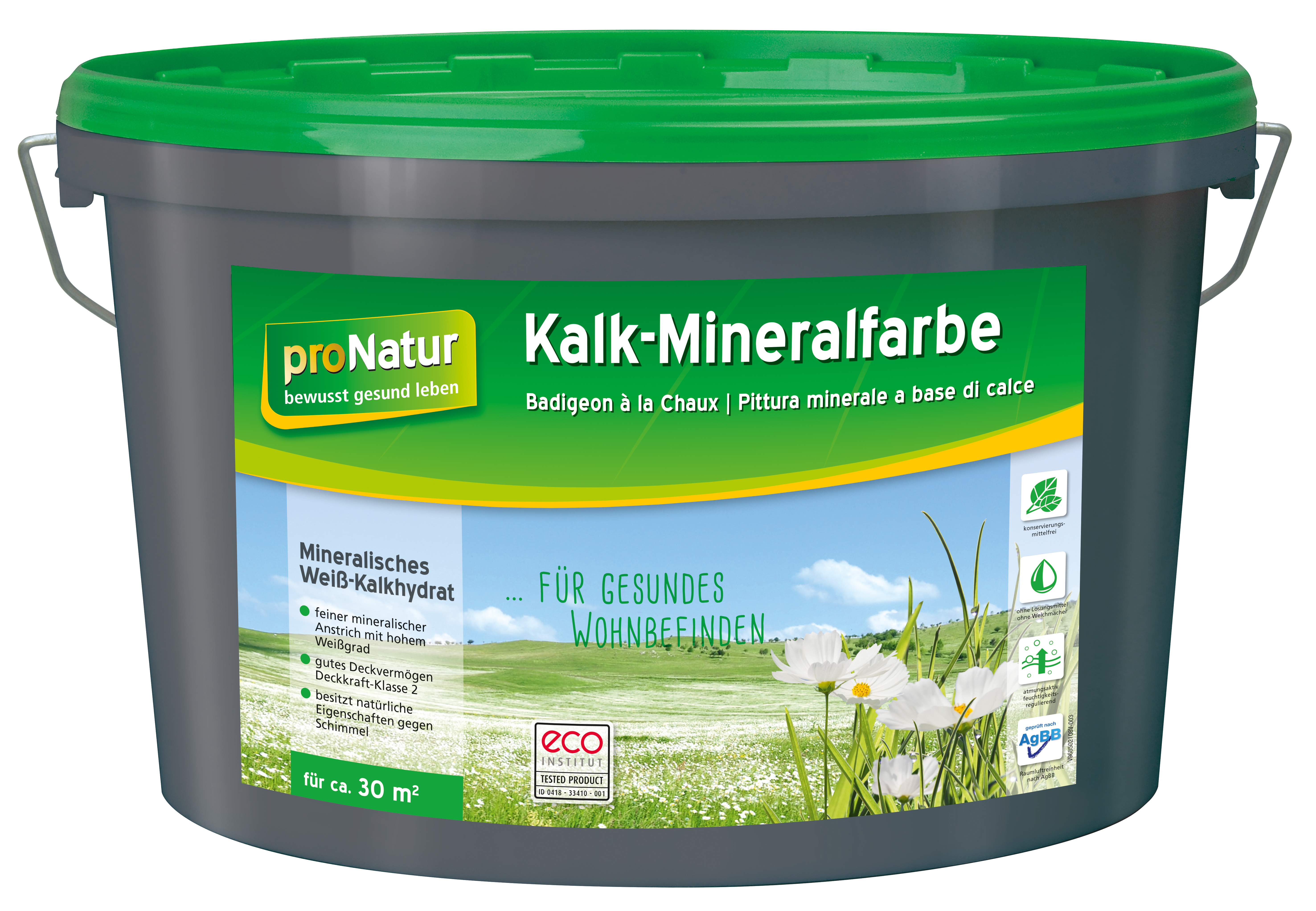 4016215107348 proNatur Kalk-Mineralfarbe, 5 l