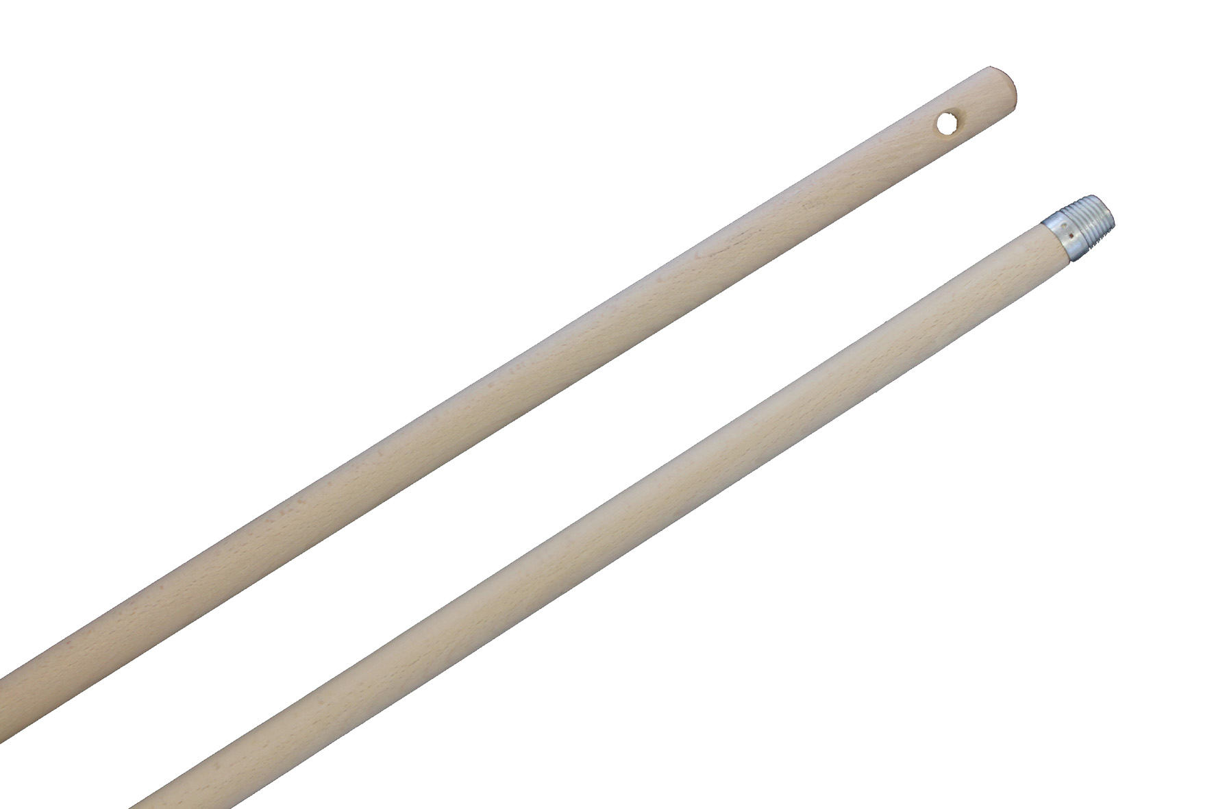 032705_420FSC BÜRSTENMANN BESENSTIEL HOLZ 1,3M Ø24MM GEWINDE
