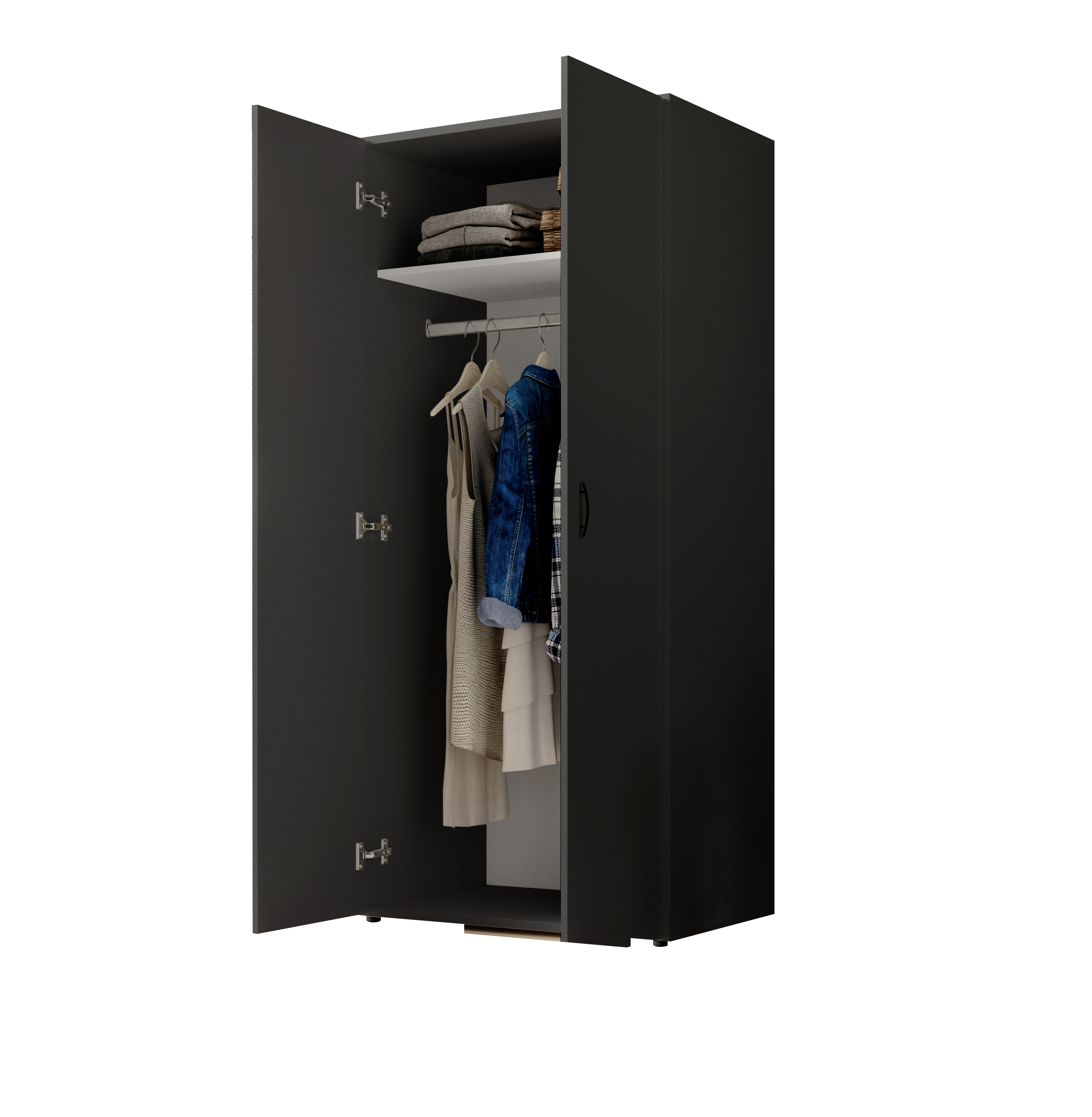 Pol-Power Drehtürenschrank Joe/Base 3, graphit