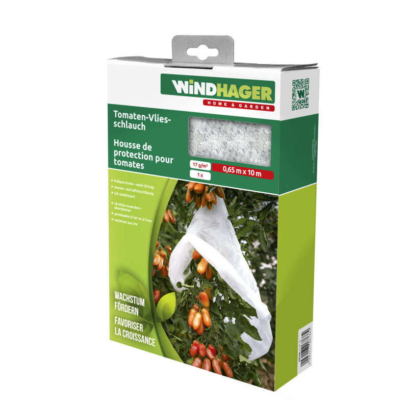 Windhager Tomaten-Vliesschlauch 10 x 0,65 m, 17g/m² Windhager Tomaten-Vliesschlauch 10 x 0,65 m, 17g/m²