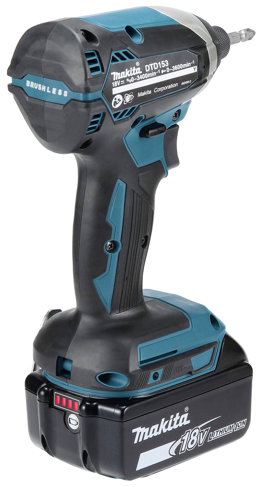 Makita Akku-Schlagschrauber DTD153, 18V (Ohne Akku, ohne Ladegerät)