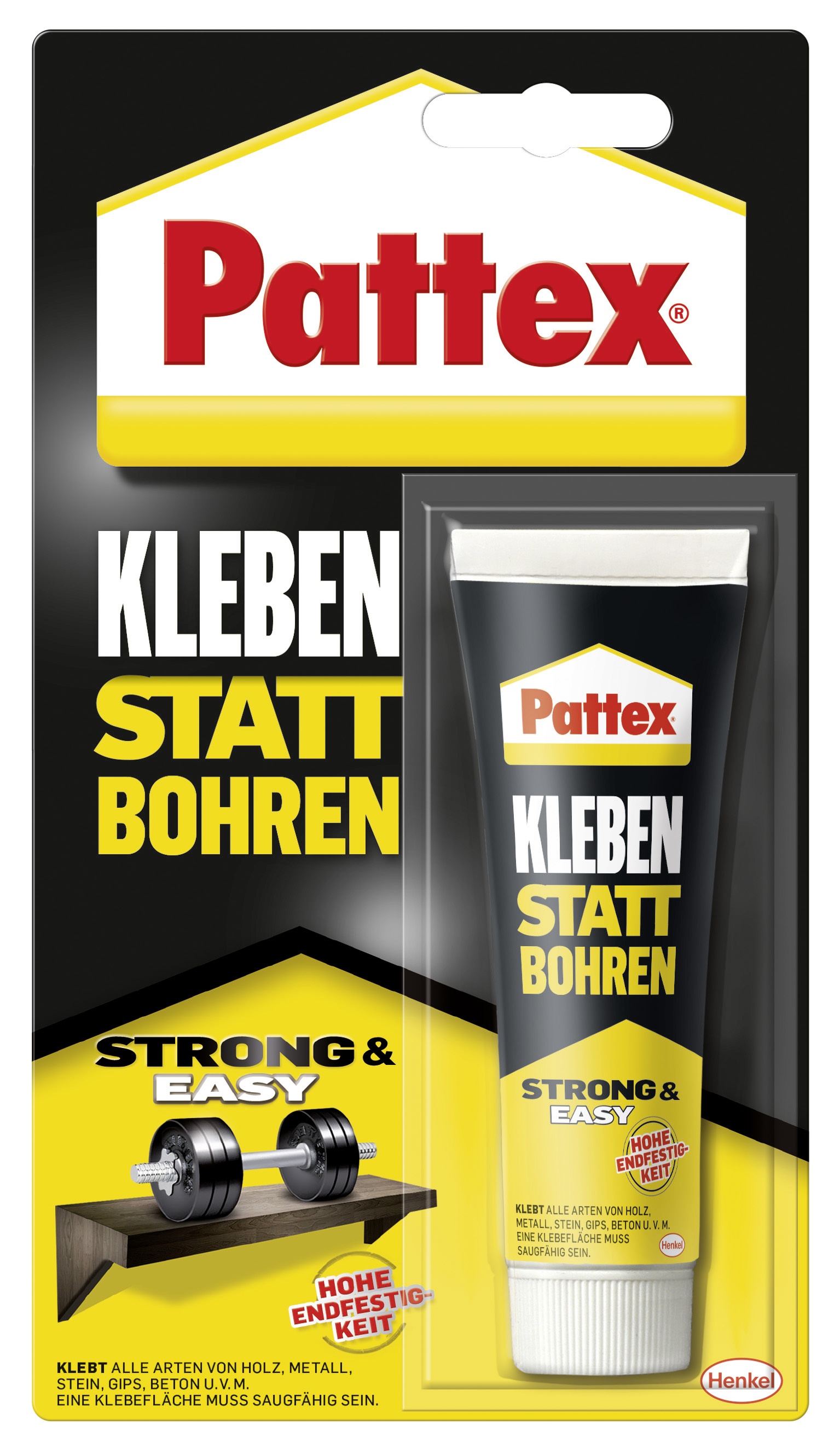 4015000412070 Pattex Kleben statt Bohren, 50 g