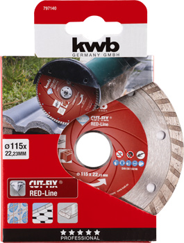 Kwb Diamant-Trennscheibe Red-Line, 115 mm