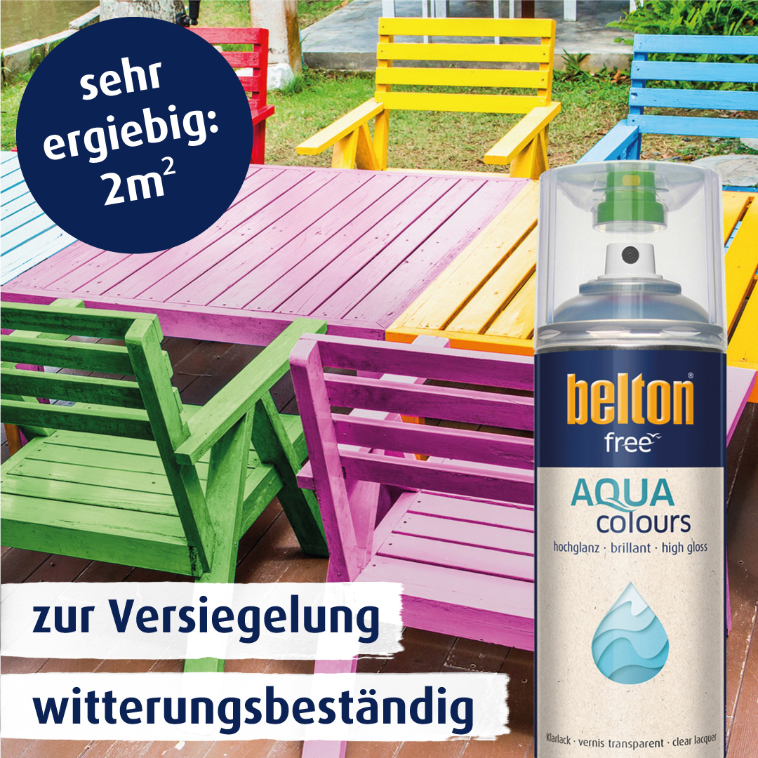 belton free Klarlack hochglänzend, 400ml