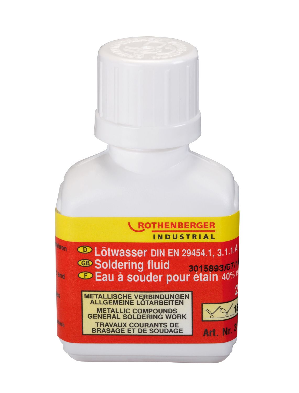 Rothenberger Lötwasser, Flasche 24 ml Rothenberger Lötwasser, Flasche 24 ml