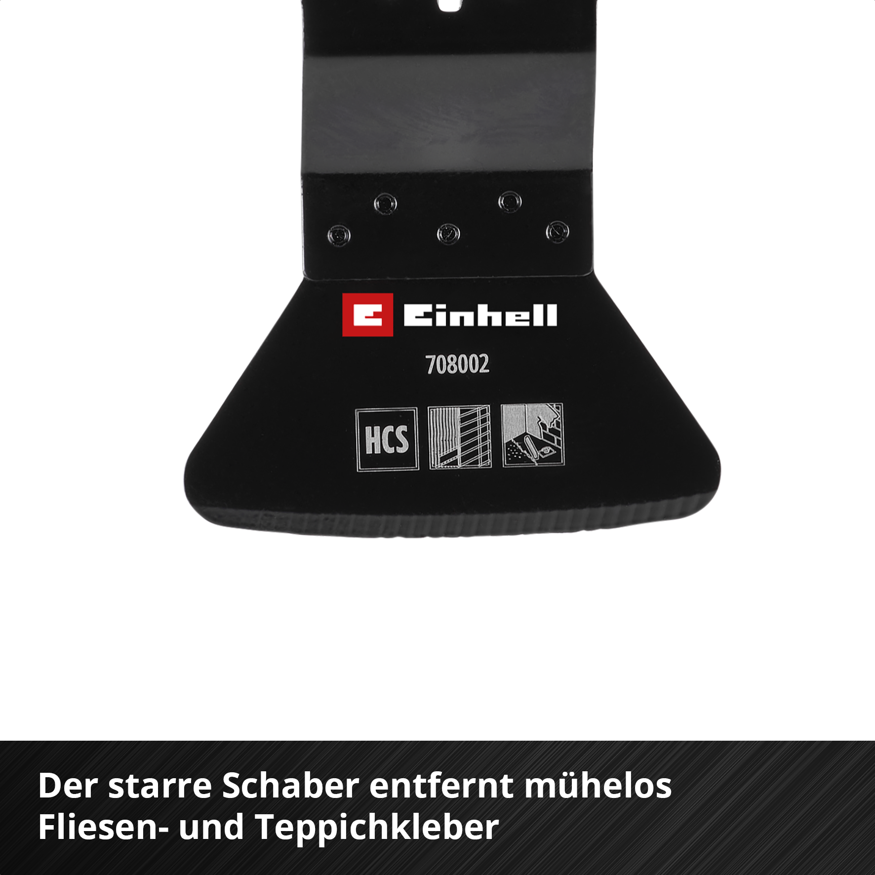 Einhell HCS-Schaber mit Universalaufnahme, starr, 52 x 26 mm