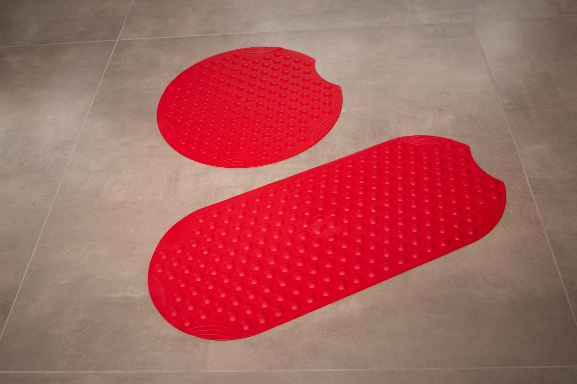 Ridder Badewanneneinlage Tecno ca. 38x89 cm, rot, 100% TPE Ridder Badewanneneinlage Tecno ca. 38x89 cm, rot, 100% TPE