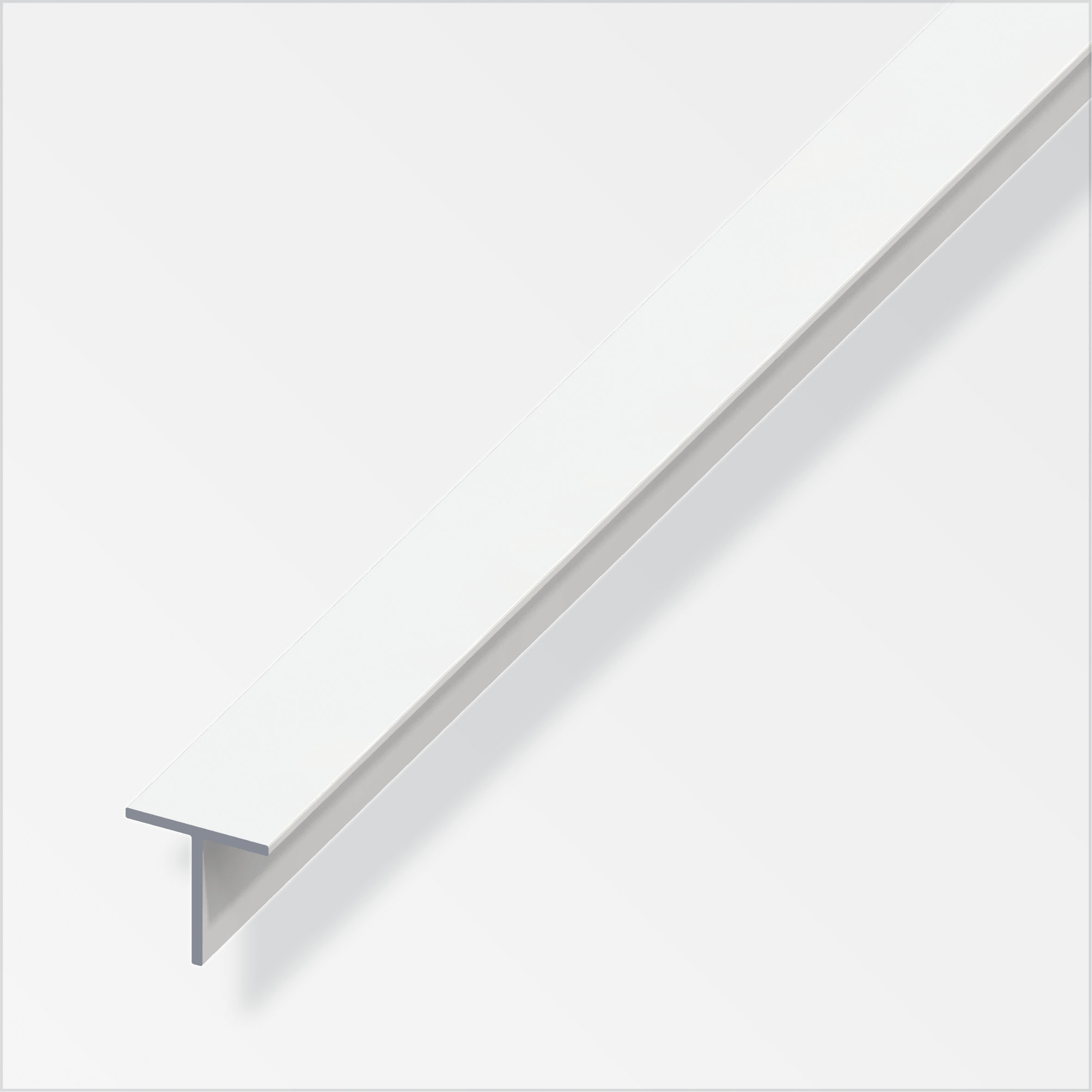 Alfer Quadrat-T 19,5 mm, weiß