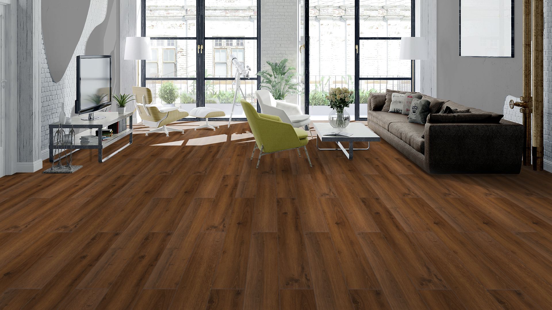 230493_11 Classen Laminatboden Oak Dark Brown