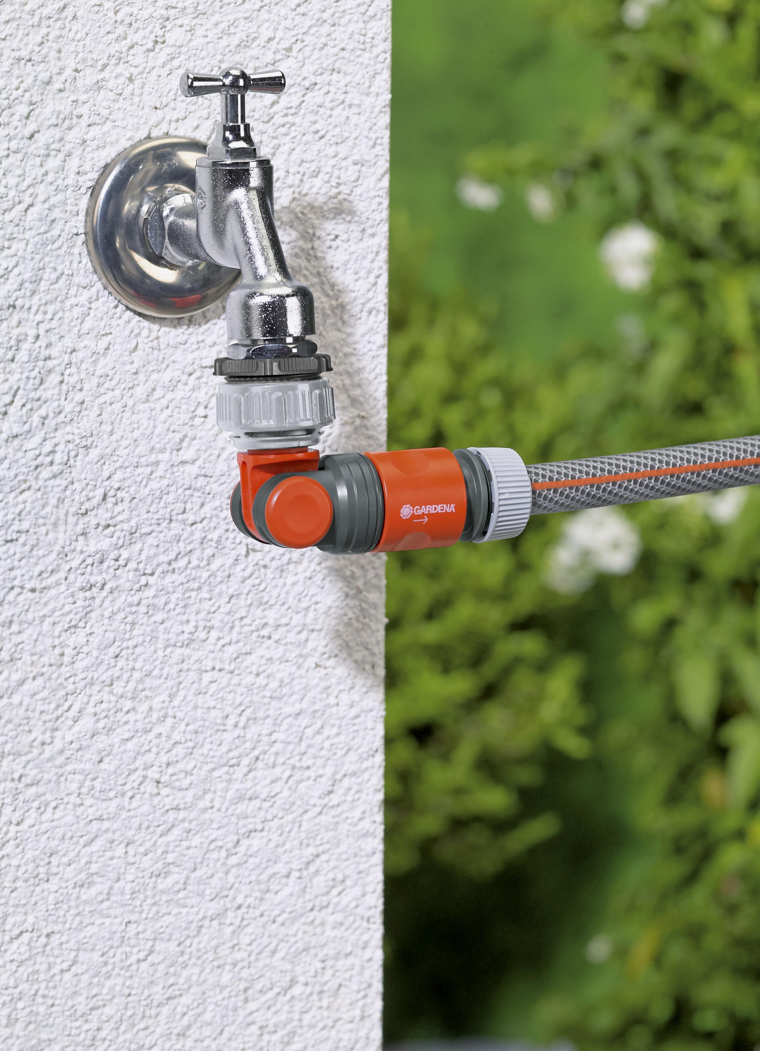 GA150-0618 Gardena Winkelhahnstück 33,3mm 1"/26,5mm 3/4"