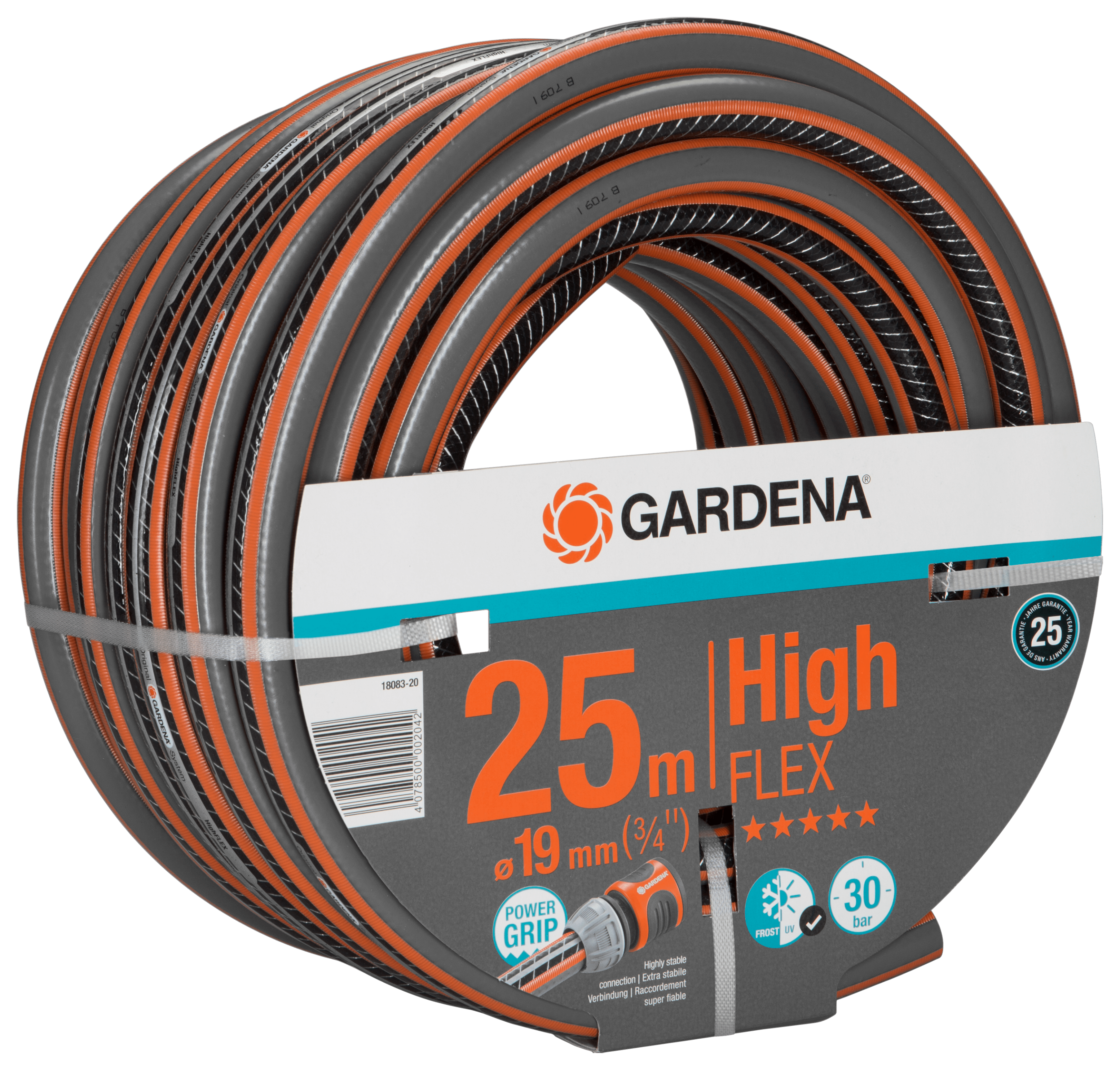 Gardena Comfort Highflex Schlauch 19mm, 3/4", 25m