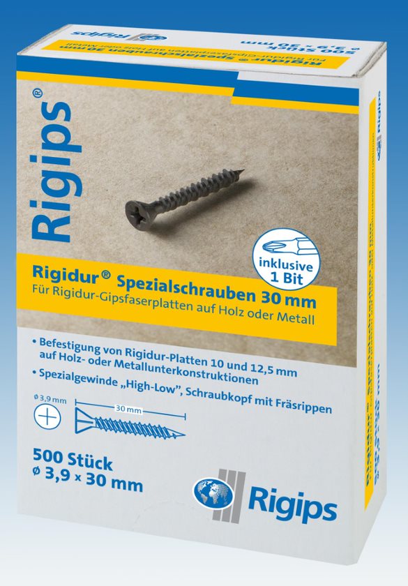 Rigips Rigidur Spezialschrauben, 3,5 x 30 mm
