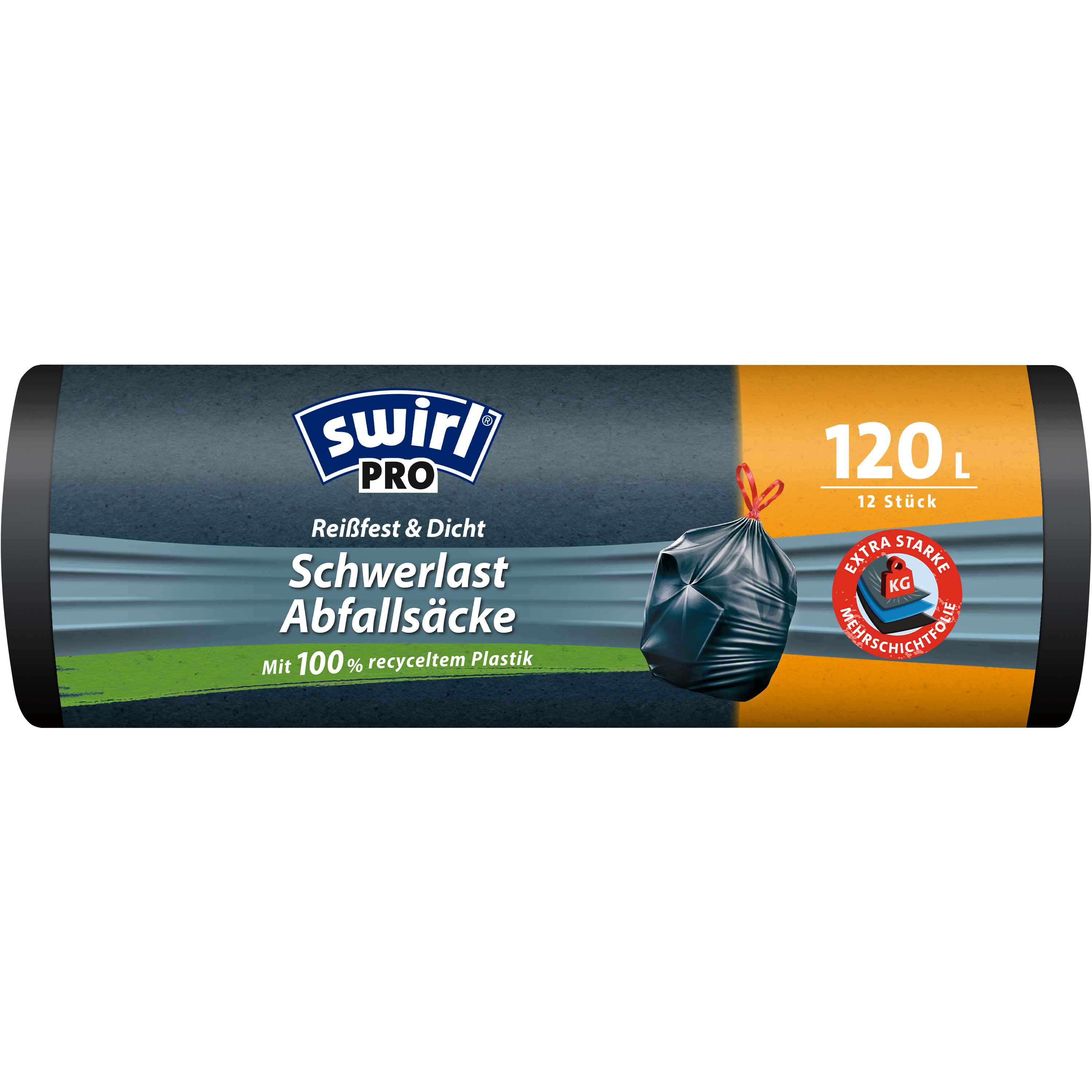Swirl® Schwerlast-Säcke Profi mit Zugband, 120 l Swirl® Schwerlast-Säcke Profi mit Zugband, 120 l