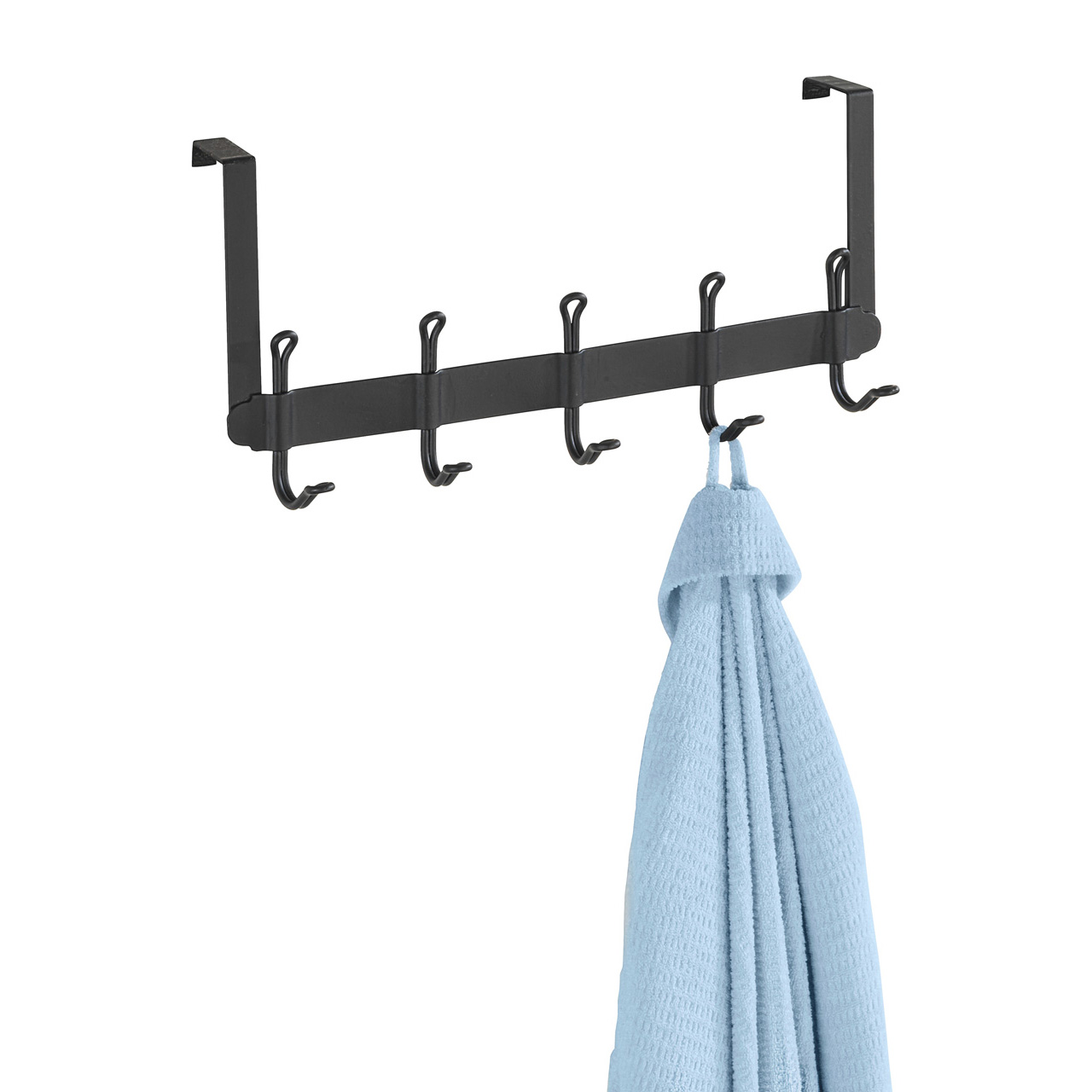 703884-Tu-rgarderobe-Nostalgie-schwarz-matt_FS_03 WENKO TÜRGARDEROBE NOSTALGIE SCHWARZ MATT