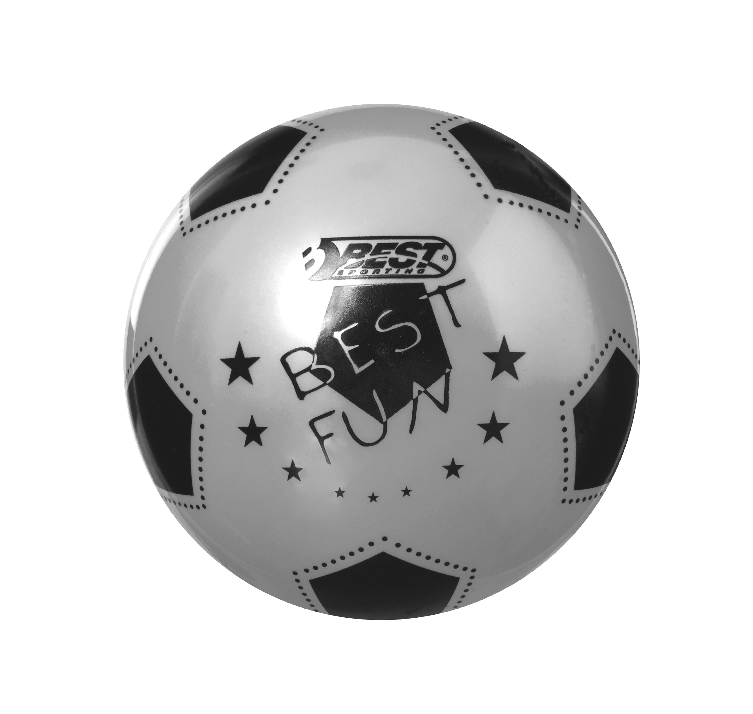 Best PVC-Ball Fun, 22 cm, silber