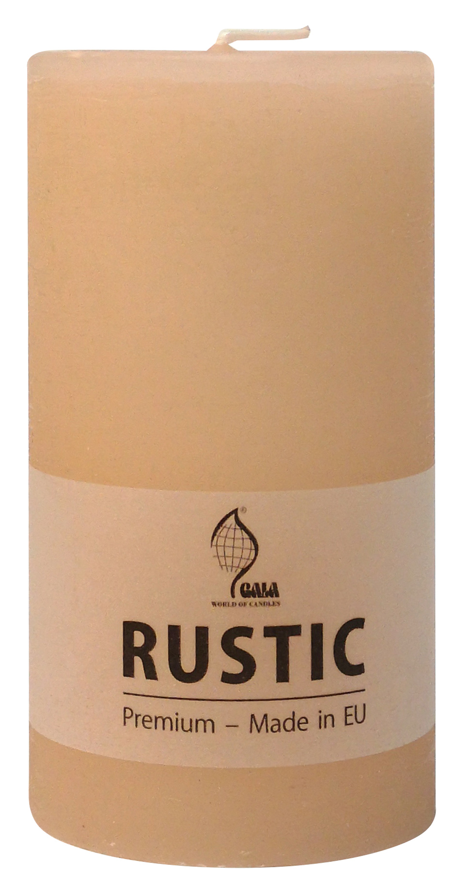 GALA STUMPENKERZE RUSTIC 68/130 CREME