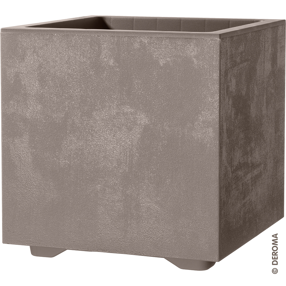 Deroma Pflanztopf Quadro Millenium R, sandstone