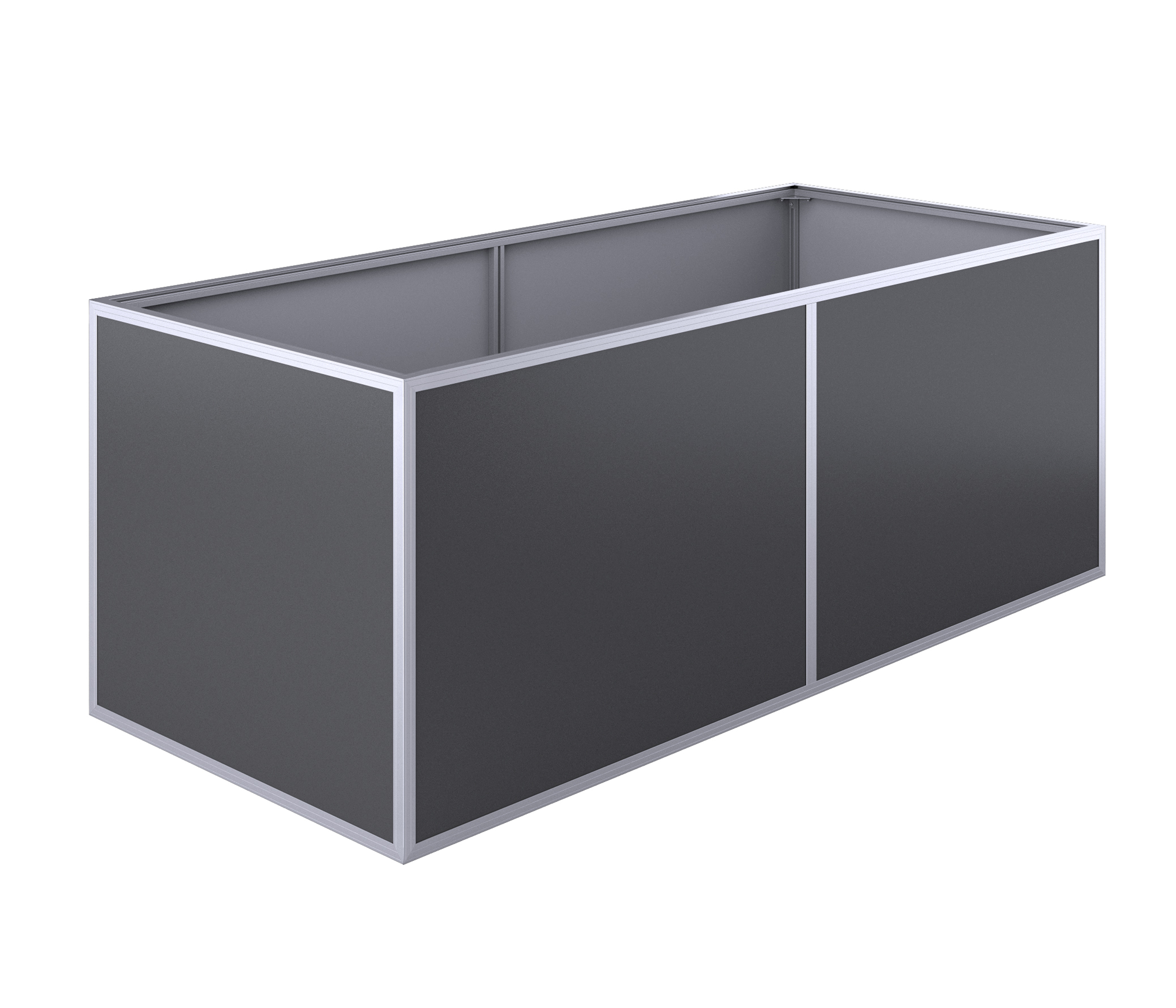 KGT Aluminium-Hochbeet 210, Profilsystem "pressblank" KGT Aluminium-Hochbeet 210, Profilsystem "pressblank"