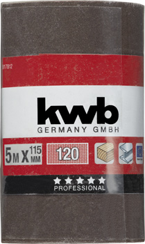 817812-300 Kwb Schleifmittelrolle, 5 m