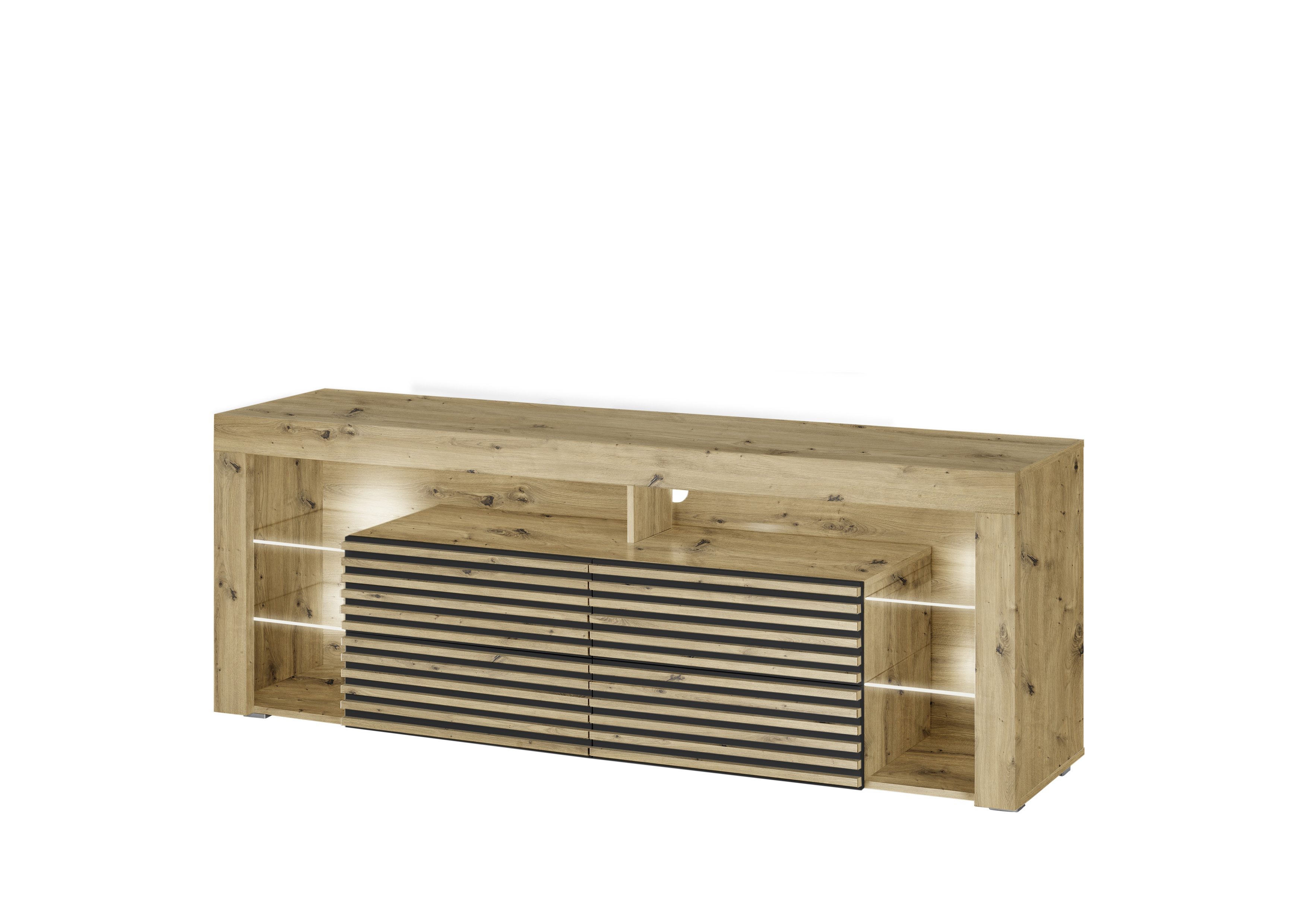 Stolkom TV Lowboard Goal 2.0, Artisan Eiche