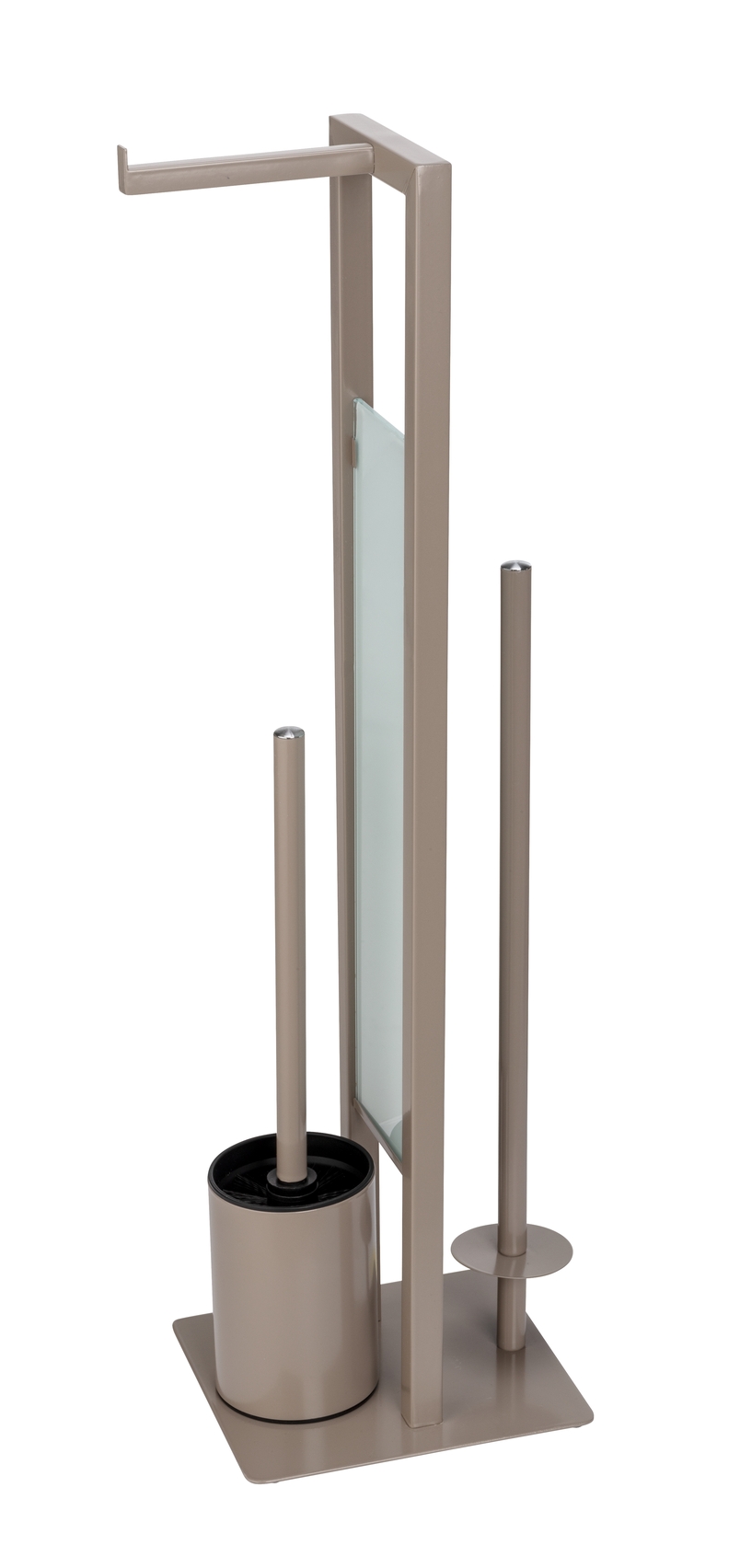 Wenko Stand WC-Garnitur Rivalta, taupe