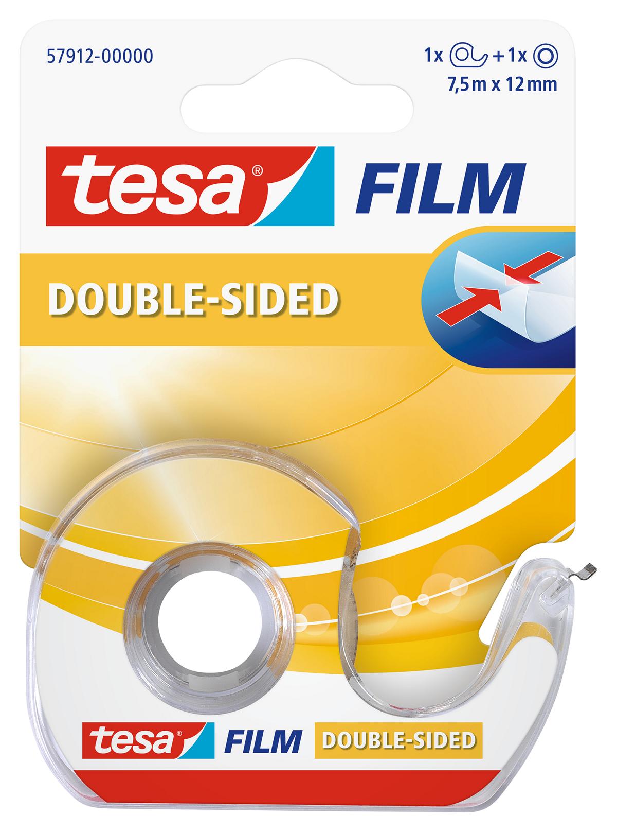 tesafilm_double_sided_579120000002_LI444_front_pa tesa doppelseitiger tesafilm + Einwegabroller