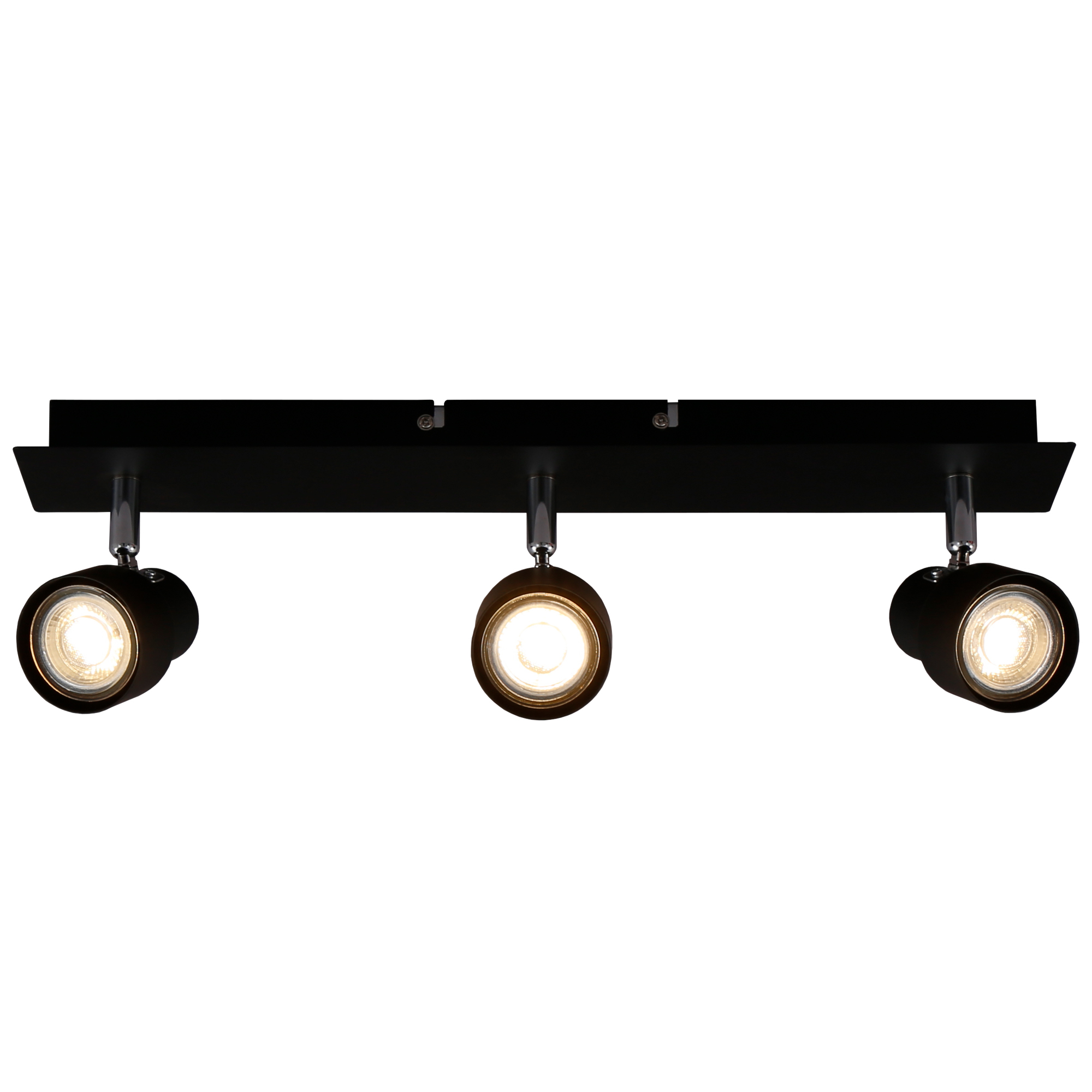 4002707366652-1 Briloner Deckenleuchte, metall/schwarz, 3-flammig