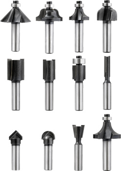 757290-100 Kwb Hartmetall-Oberfräsersatz, 8 mm