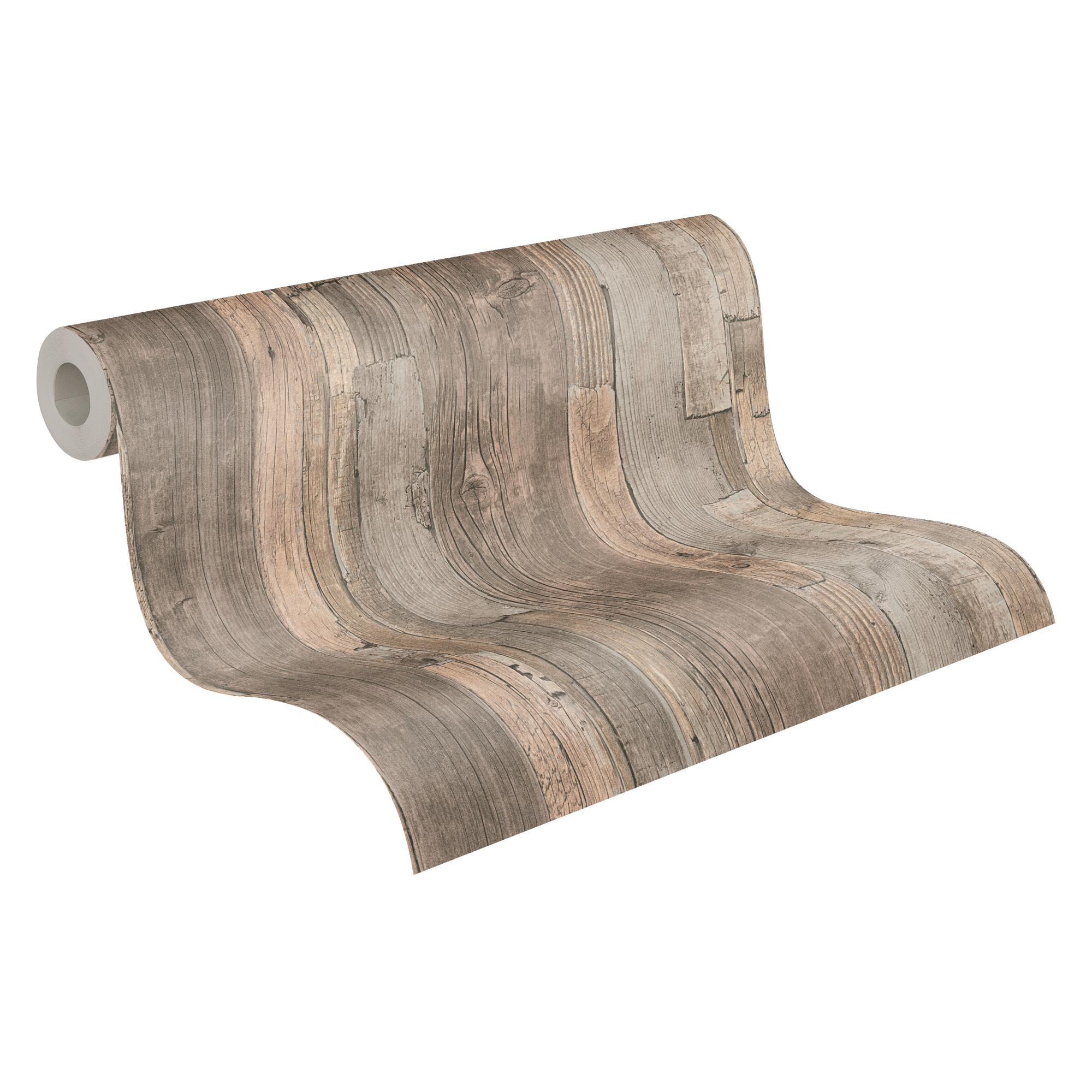 A.S. Création Vliestapete, holzoptik grau braun – vintage tapete im holzlatten design A.S. Création Vliestapete, holzoptik grau braun – vintage tapete im holzlatten design