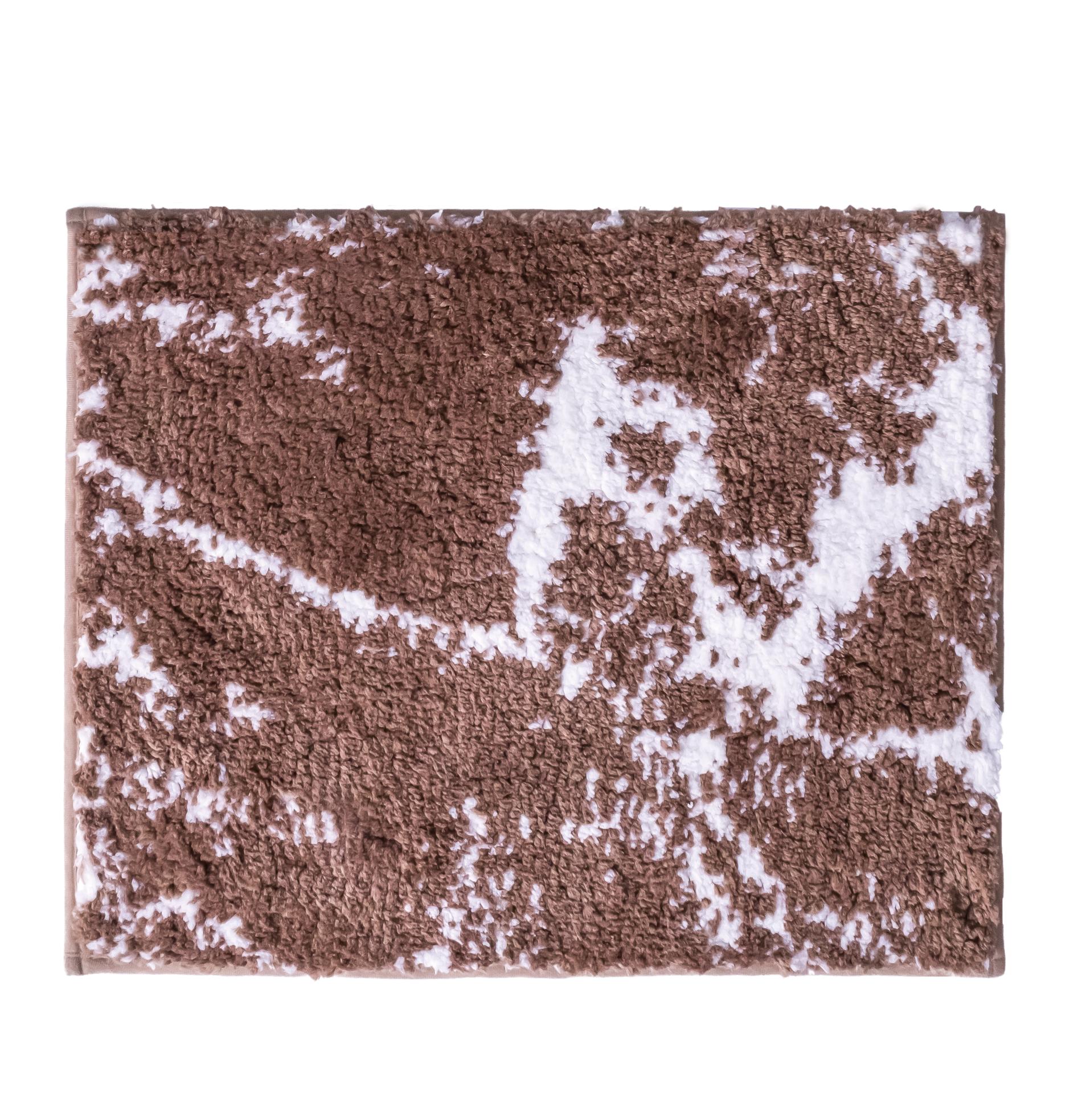 737177-1   TEPPICH 55X50 CM MARMOR BEIGE-WEIß