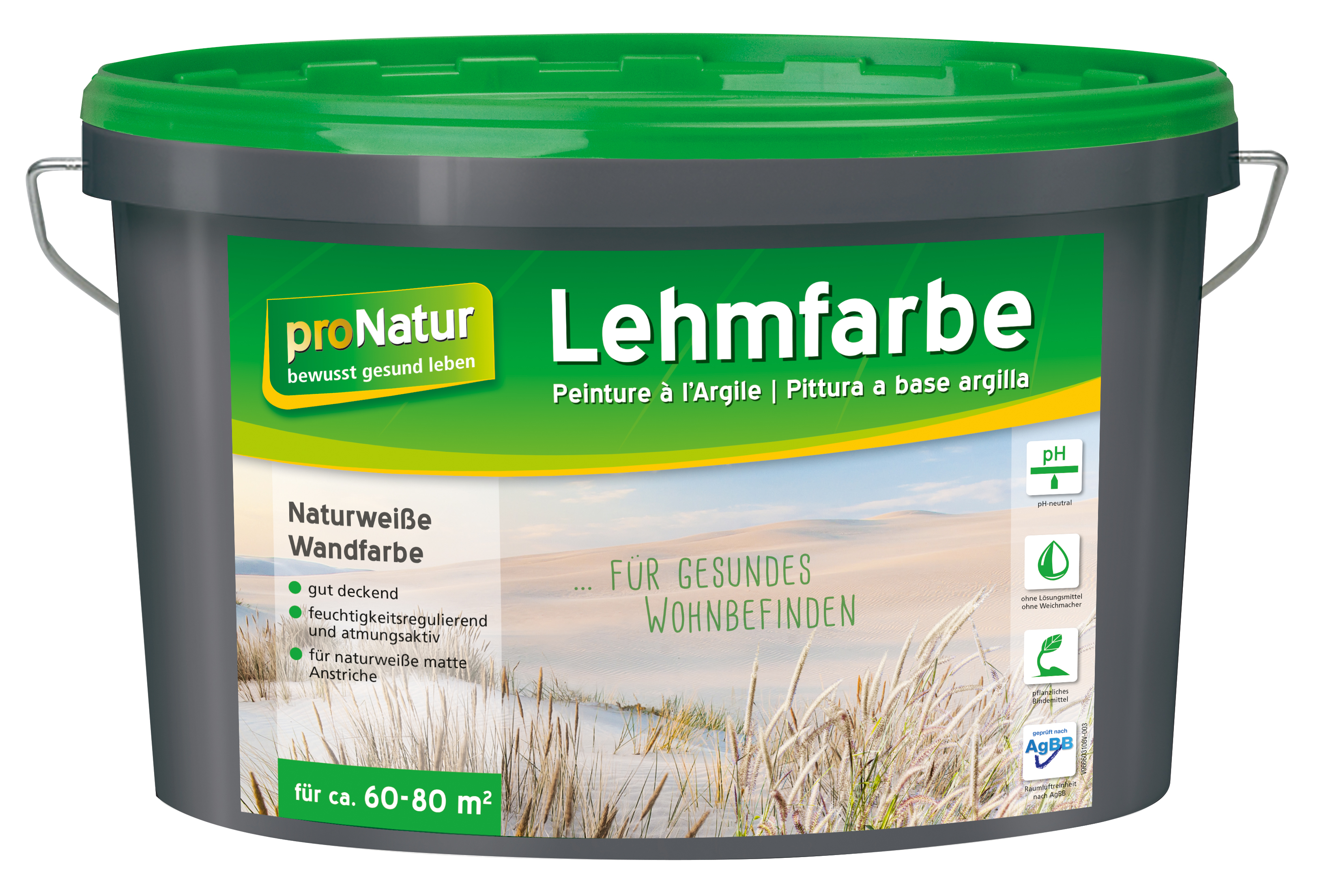 4016215107133 proNatur Lehmfarbe, 10 l