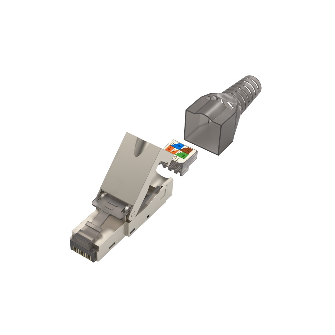 Hama Netzwerkstecker, CAT-6a, werkzeuglos Hama Netzwerkstecker, CAT-6a, werkzeuglos
