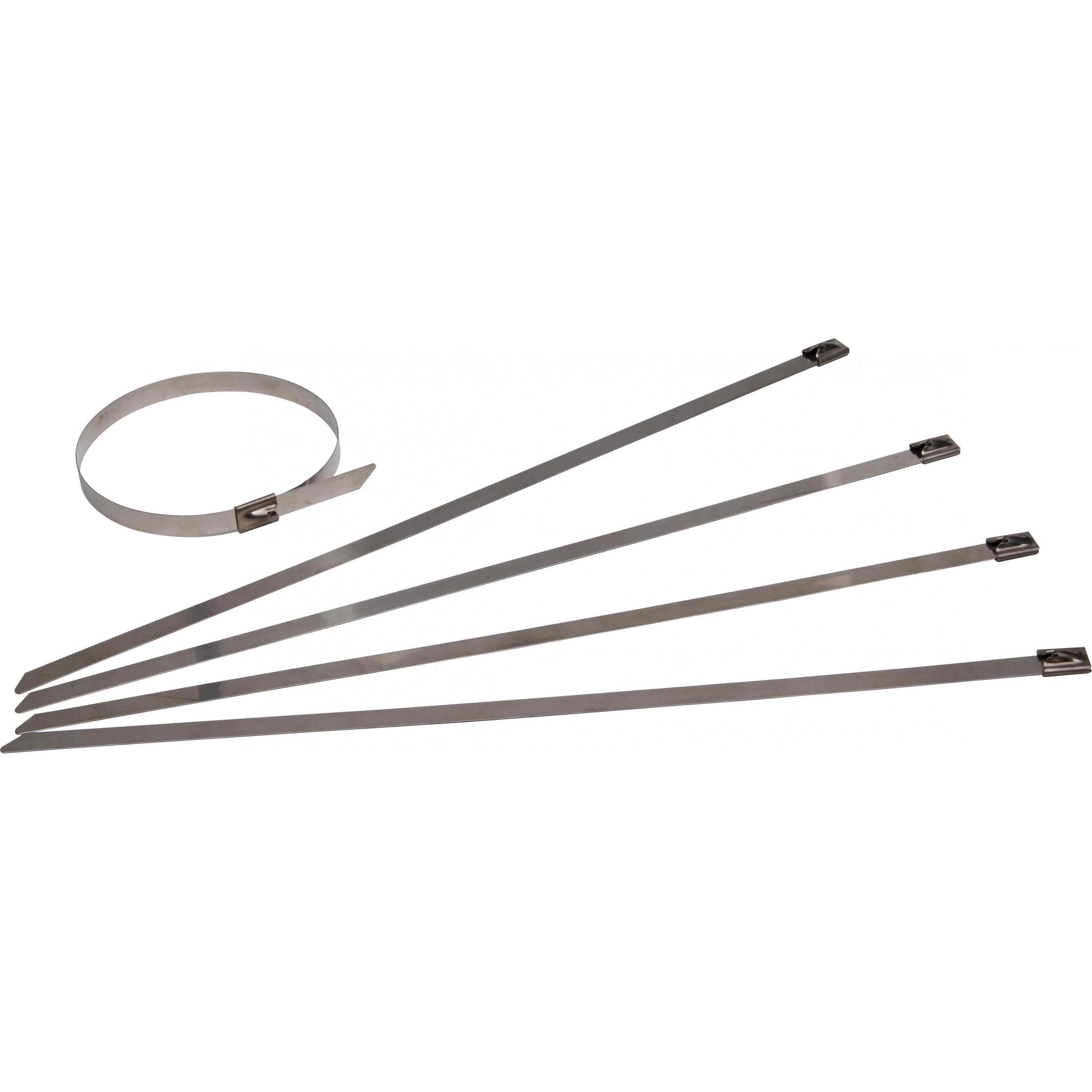 Kopp Edelstahl Kabelbinder, 7,9 x 300 mm, 10 St. Kopp Edelstahl Kabelbinder, 7,9 x 300 mm, 10 St.