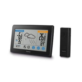 Hama Wetterstation "Touch", Schwarz Hama Wetterstation "Touch", Schwarz