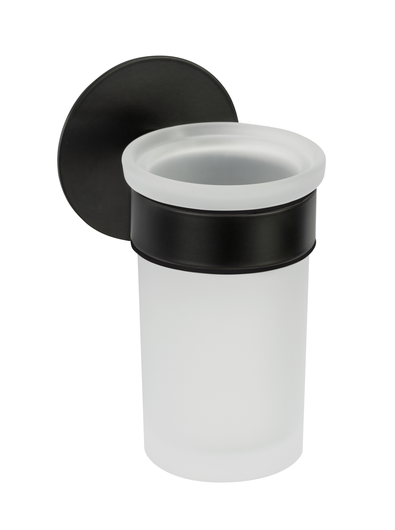 Schöner Wohnen Zahnputzbecherhalter Uno Meleto, schwarz Schöner Wohnen Zahnputzbecherhalter Uno Meleto, schwarz