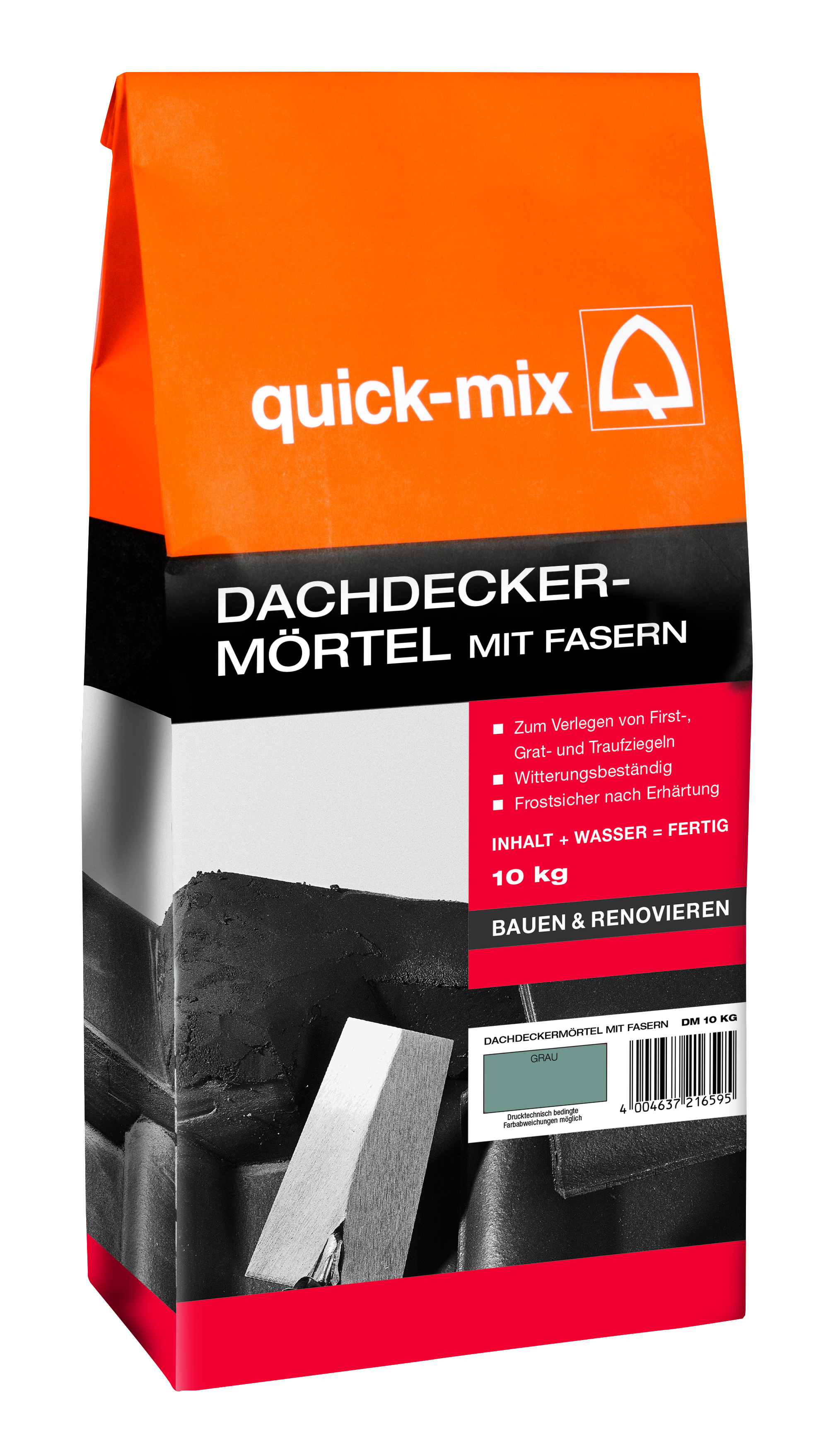 Quick Mix Dachdeckermörtel Grau 10 kg
