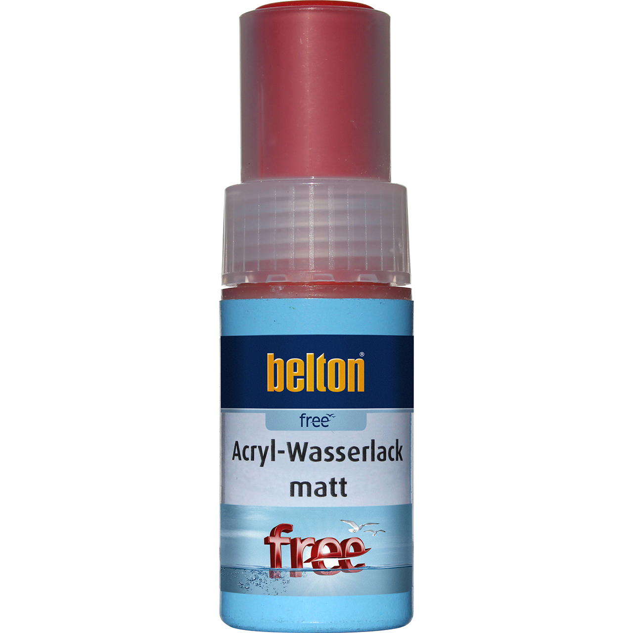 belton Acryl-Wasserlack feuerrot matt, 9ml