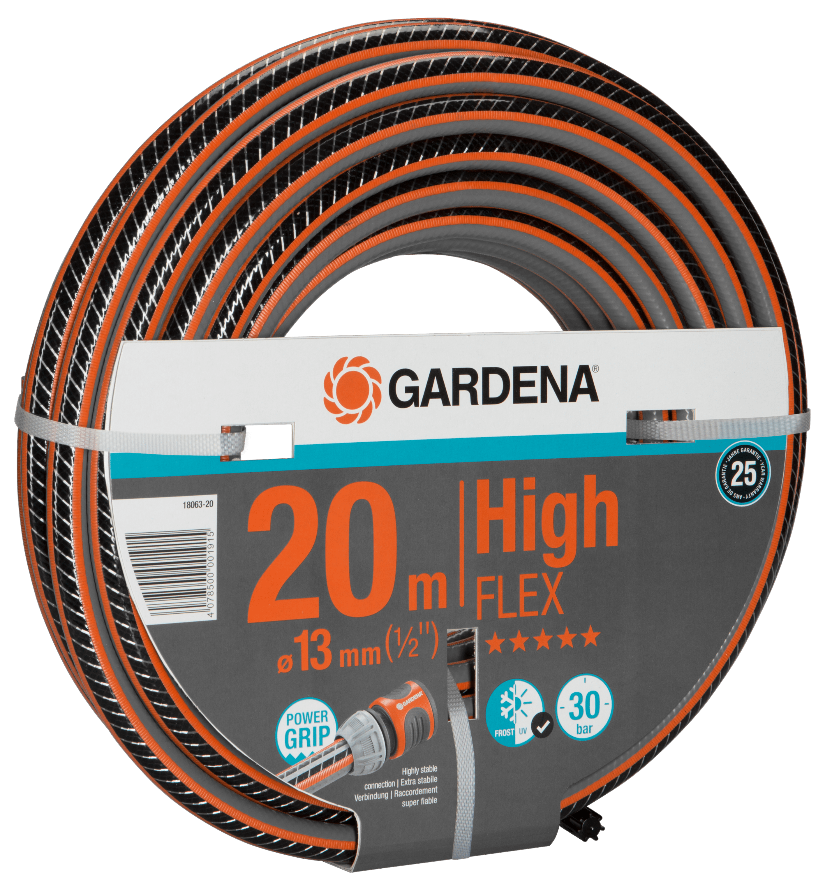 Gardena Comfort Highflex Schlauch 13mm, 1/2", 20m