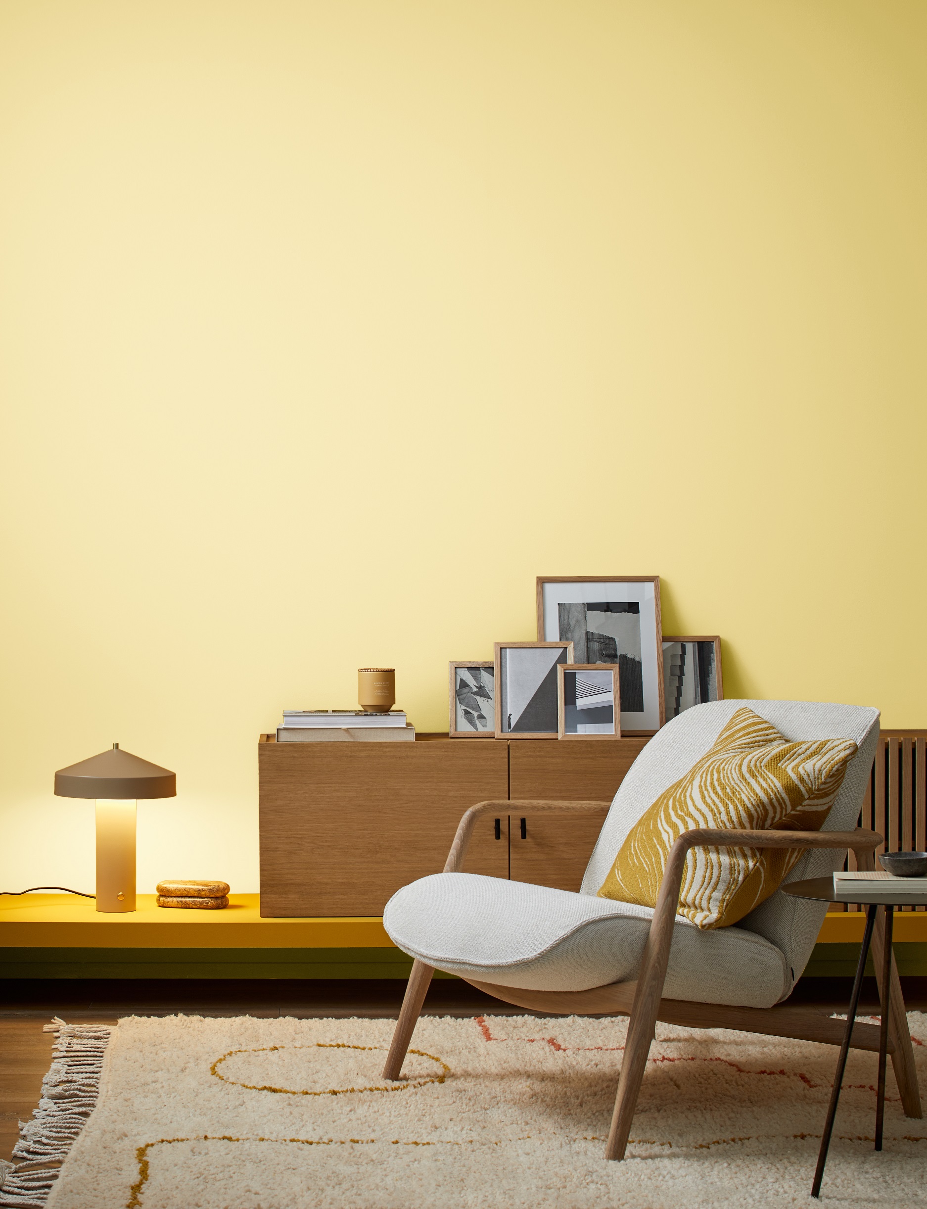 Alpina Pure Farben Vanillegelb, 2,5 Liter