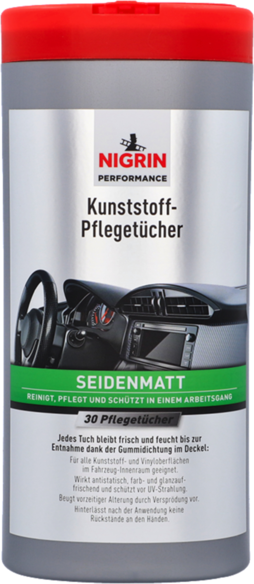 Nigrin Kunststoff-Pflegetücher matt, 30x Nigrin Kunststoff-Pflegetücher matt, 30x