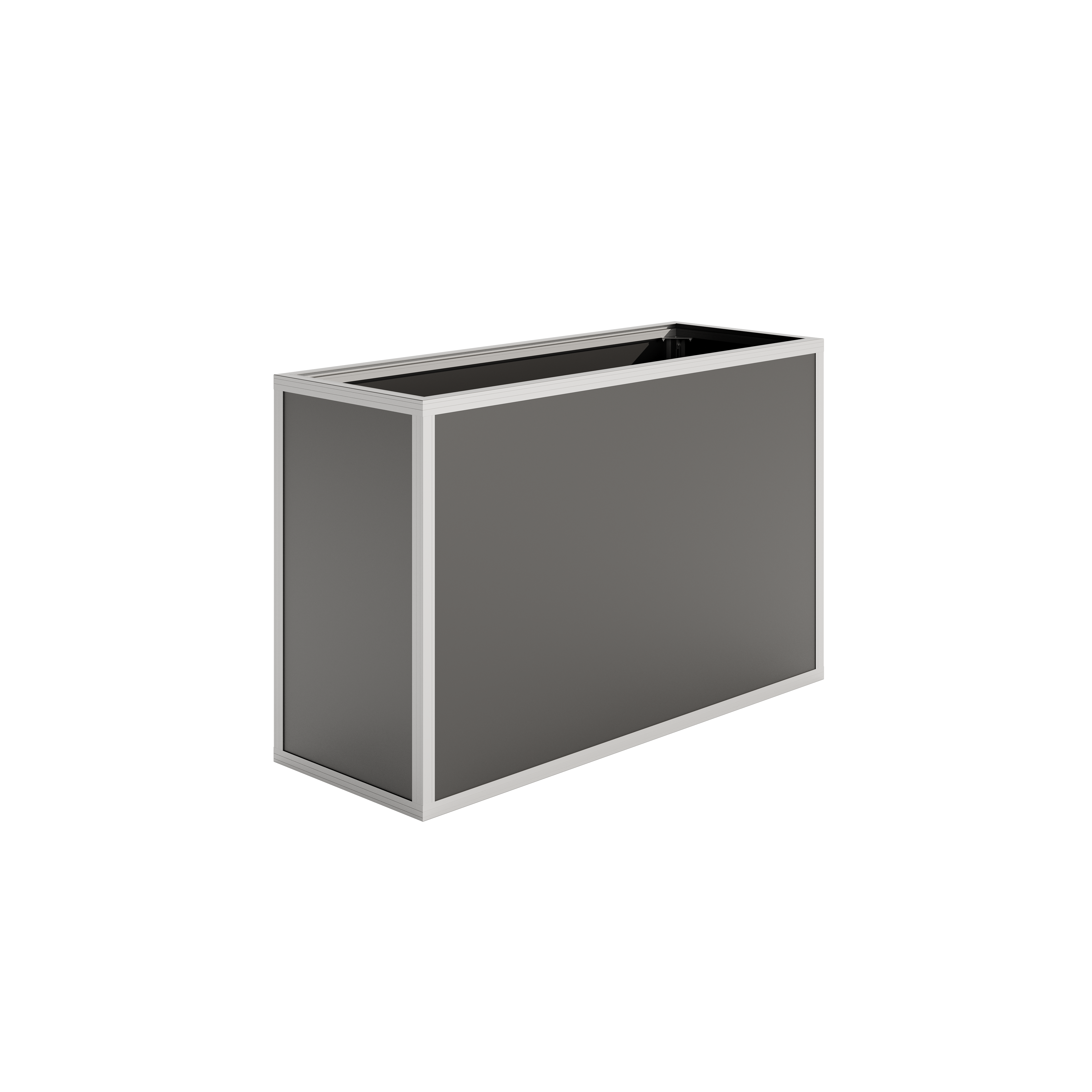 KGT Aluminium-Hochbeet 130, 45er Tiefe, Profilsystem "pressblank" KGT Aluminium-Hochbeet 130, 45er Tiefe, Profilsystem "pressblank"