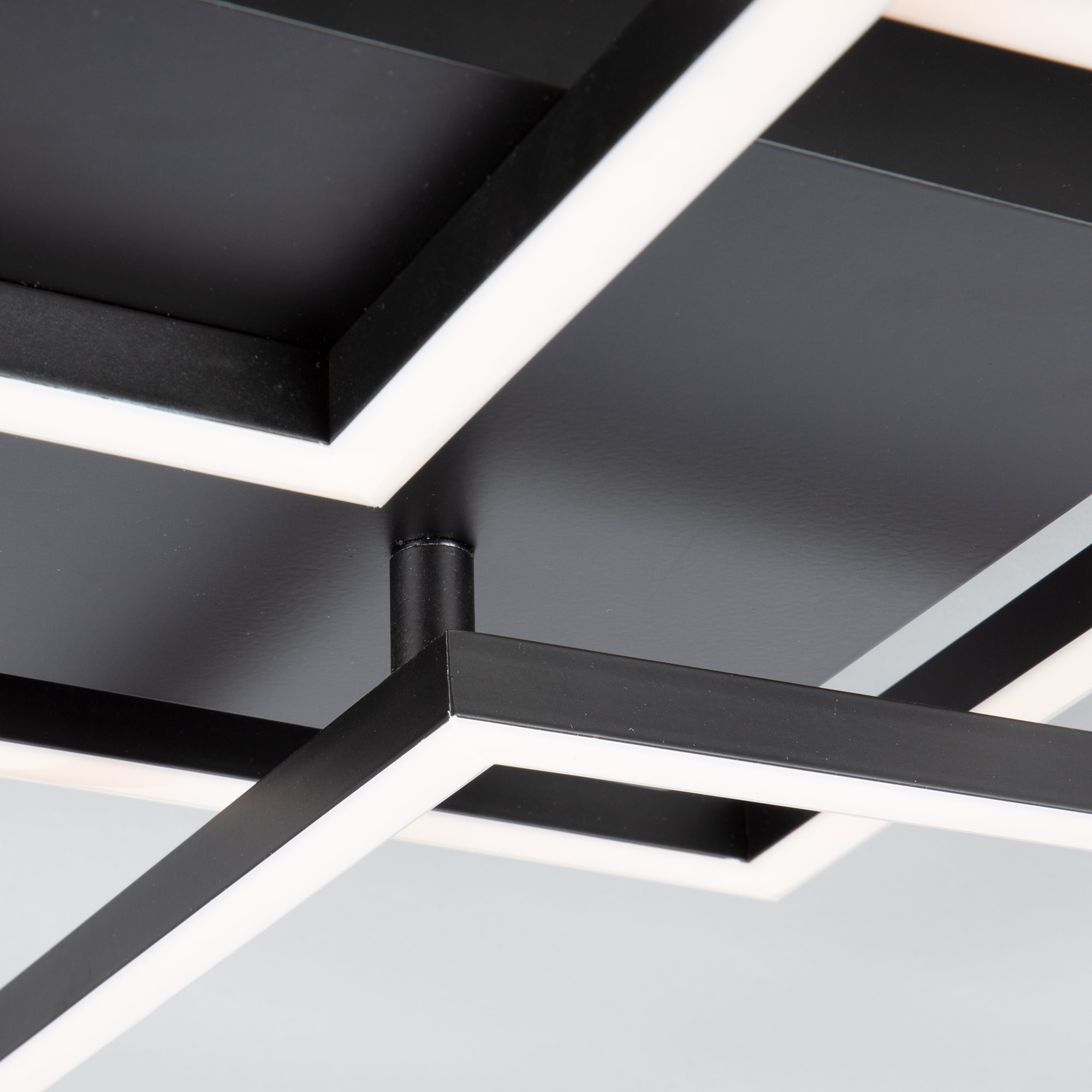 Briloner LED Deckenleuchte, 76,3 cm, schwarz