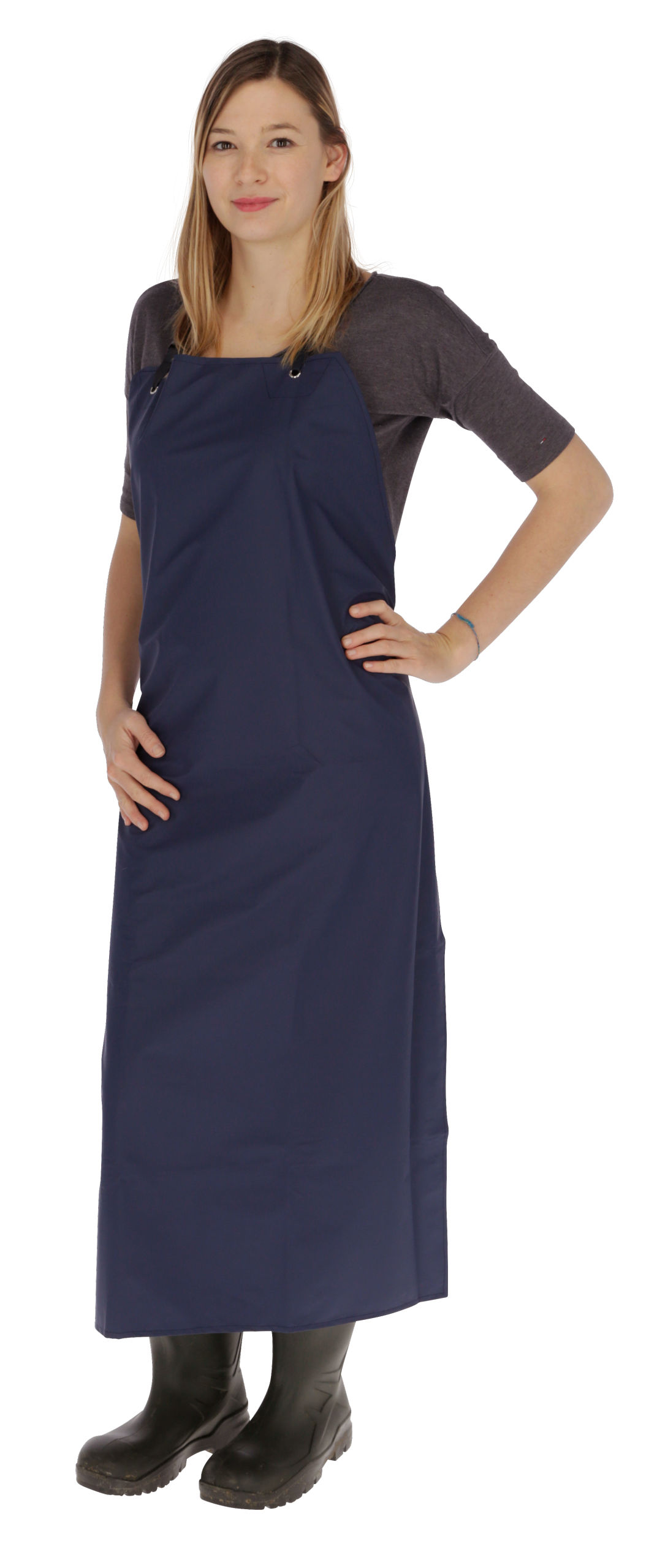 Kerbl Melk- und Waschschürze PU blau, 80 x 120 cm Kerbl Melk- und Waschschürze PU blau, 80 x 120 cm