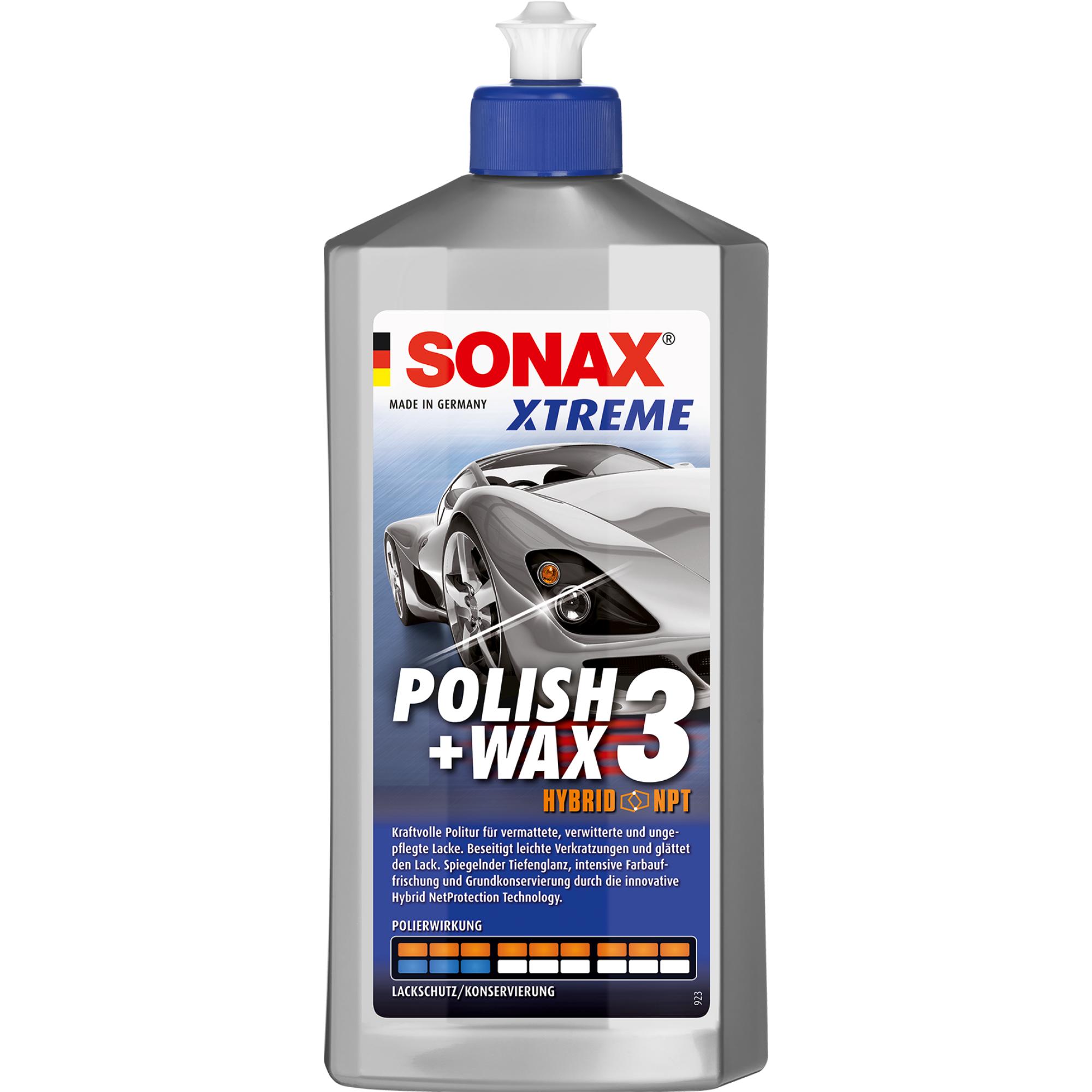 4064700202207_Polish-Wax-Xtreme-500ml_Web-Hauptbild SONAX XTREME POLISH&WAX 500ML