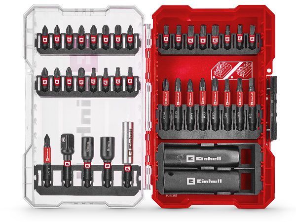 Einhell M-CASE Impact-Bit- und Stecknuss-Set, 39-teilig Einhell M-CASE Impact-Bit- und Stecknuss-Set, 39-teilig