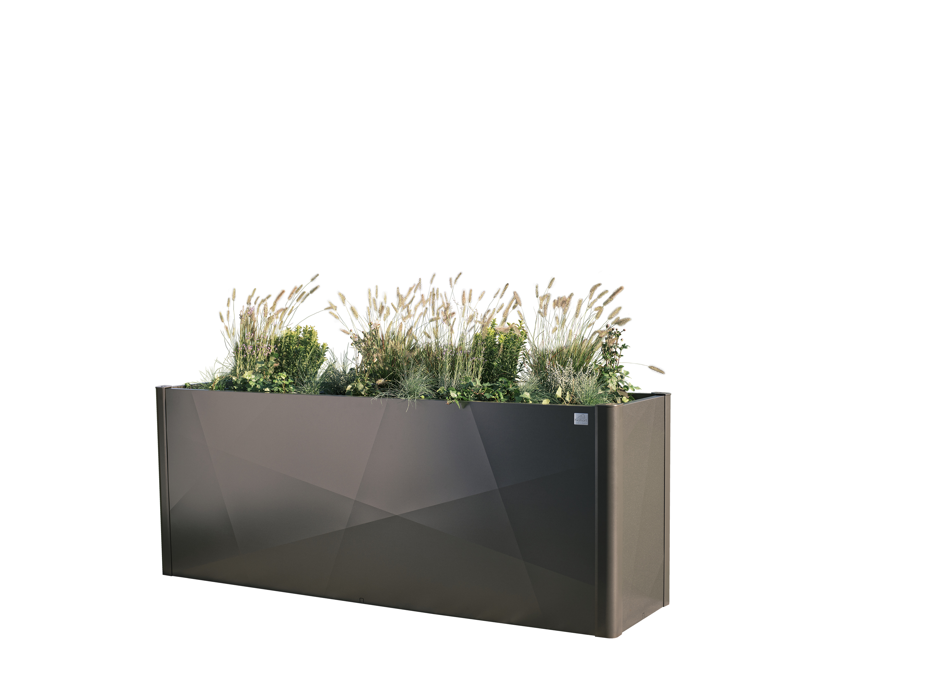 Biohort Hochbeet 2 x 0,5 x-design, dunkelgrau-metallic